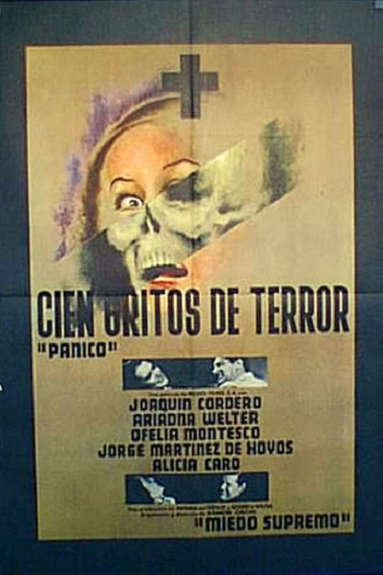 Cien gritos de terror filmaffisch