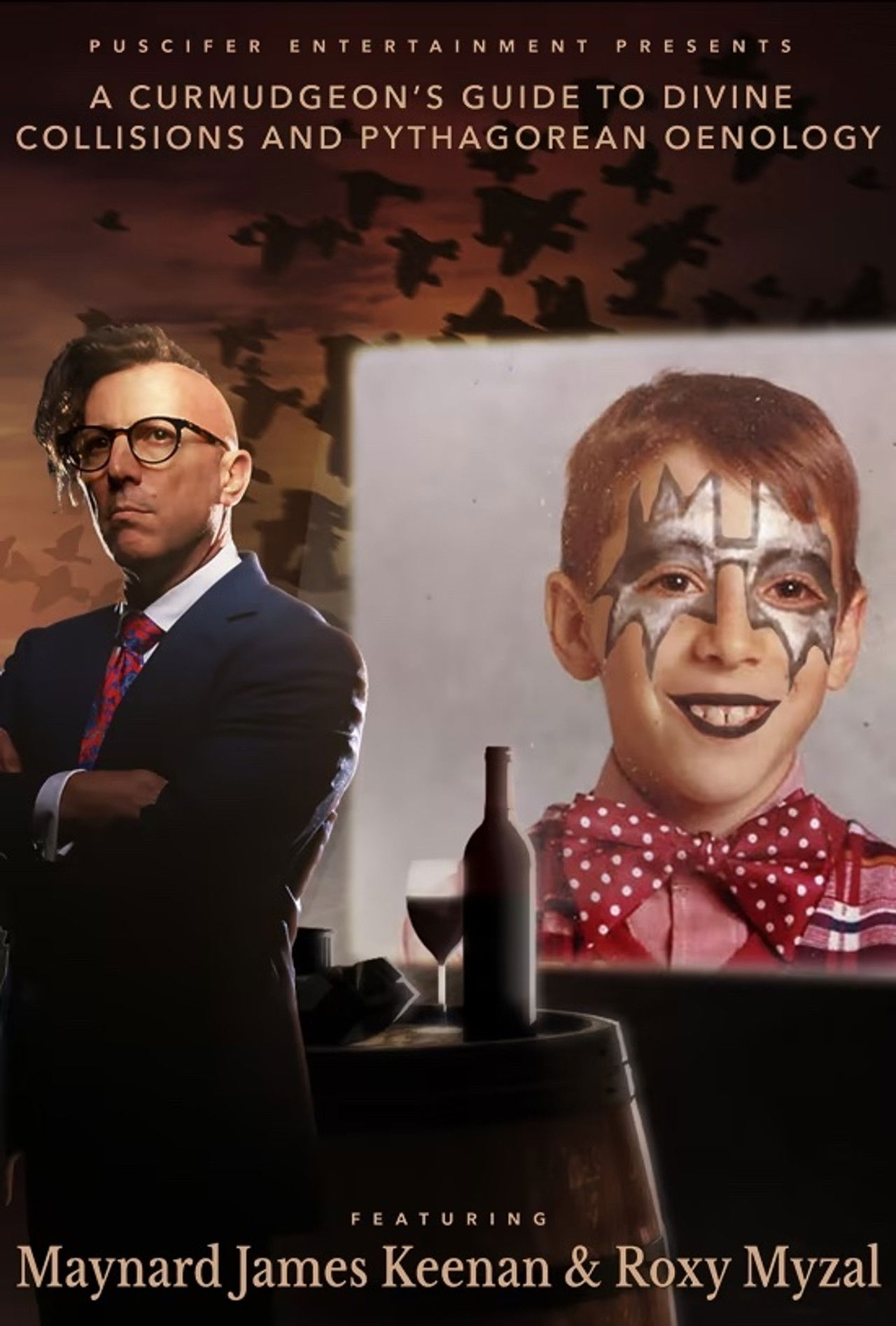 A Curmudgeon’s Guide to Divine Collisions and Pythagorean Oenology (Featuring Maynard James Keenan and Roxy Myzal) Backdrop