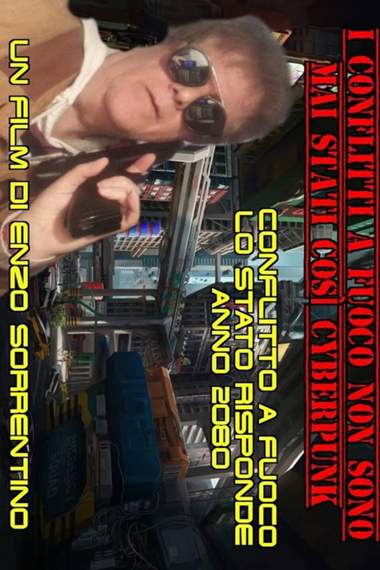 Conflitto a fuoco lo stato risponde anno 2082 Backdrop