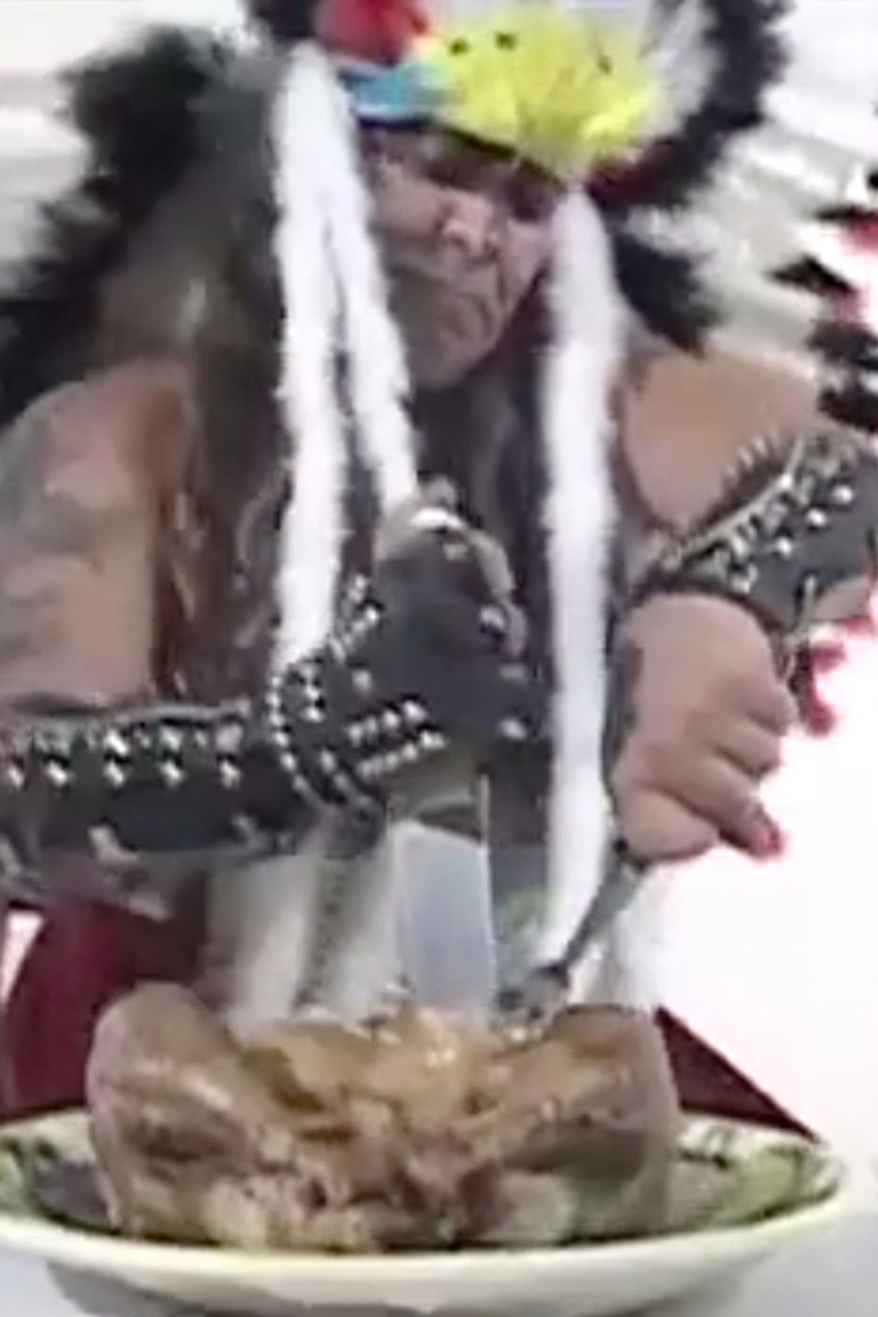 Bizarre Thanksgiving Performance Ritual Backdrop