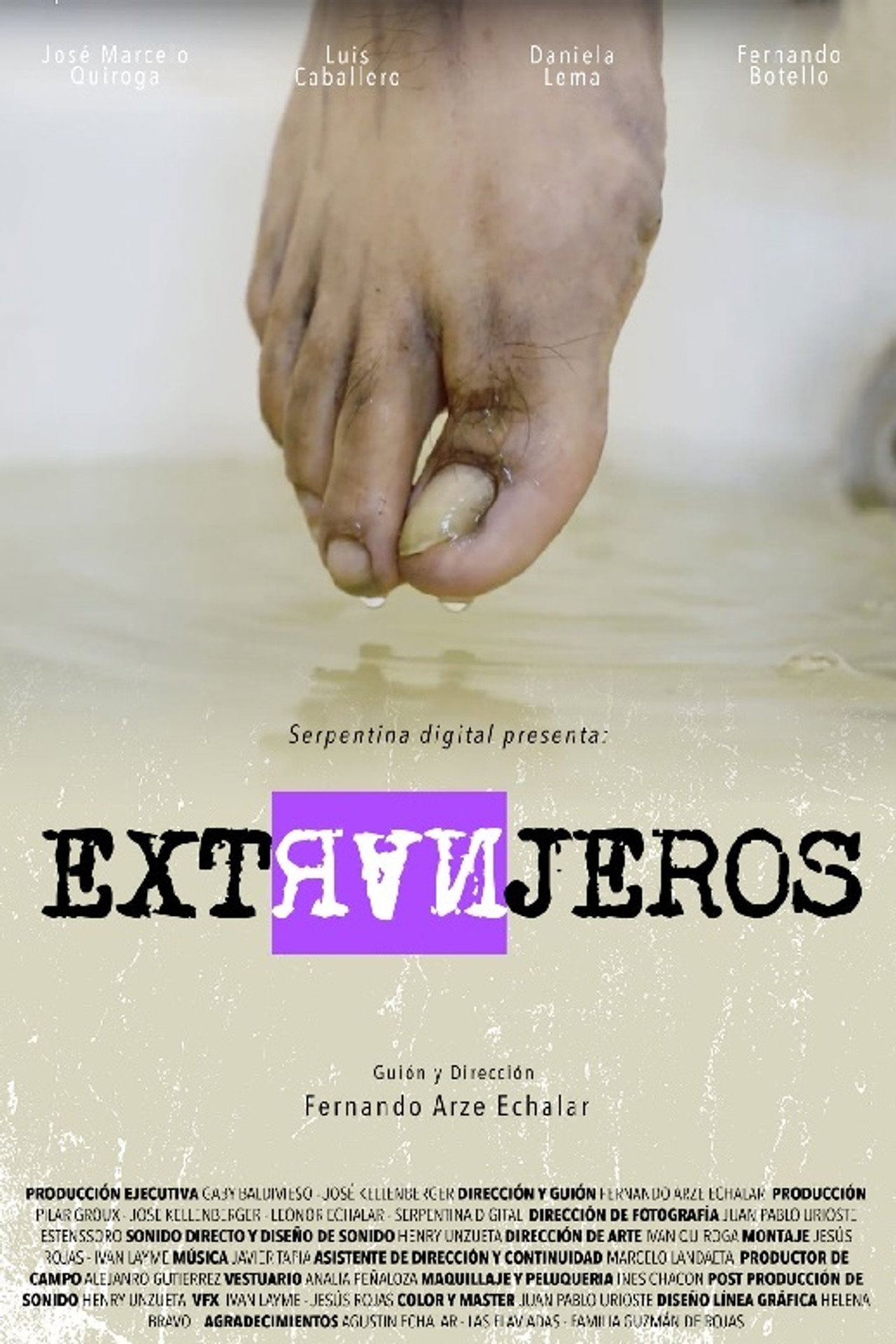 Extranjeros filmaffisch