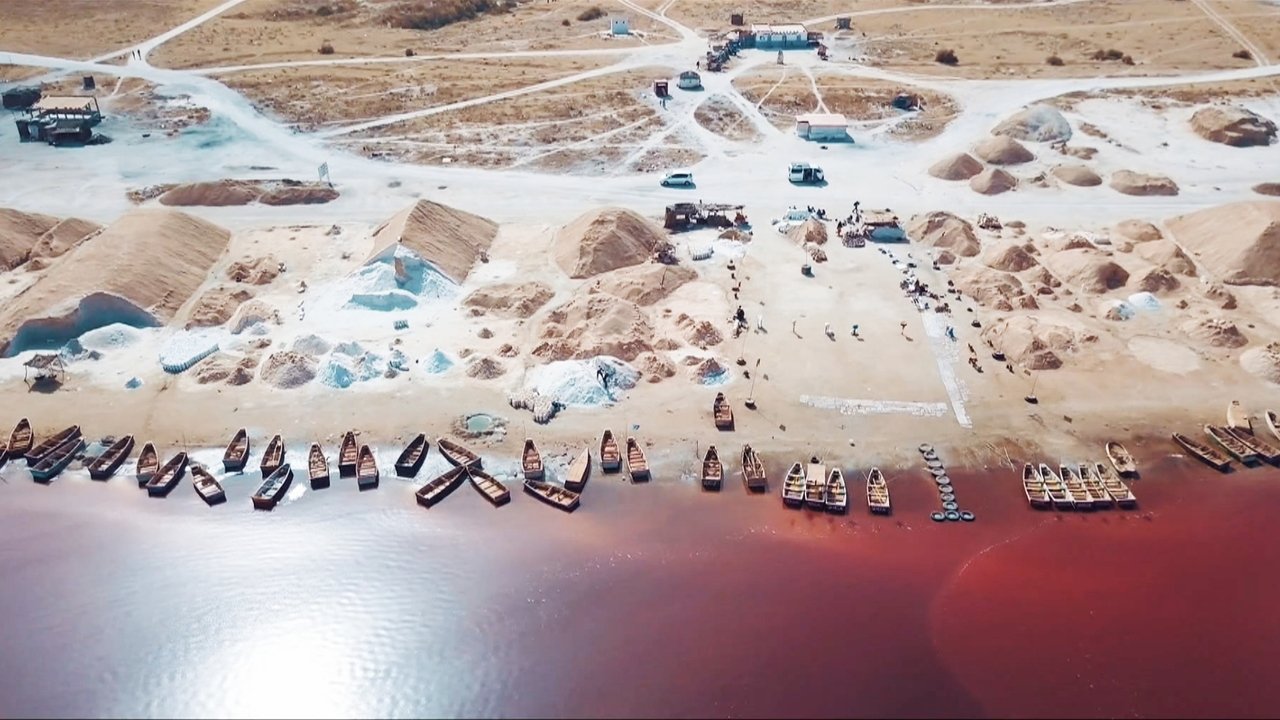 Senegal's Pink Lake