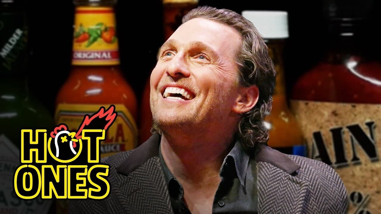 Hot Ones - Season 13 Episode 4 : Matthew McConaughey Grunts It Out While Eating Spicy Wings