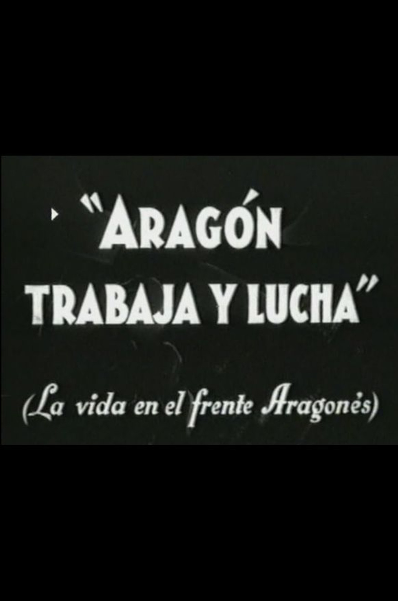 Aragón trabaja y lucha Backdrop