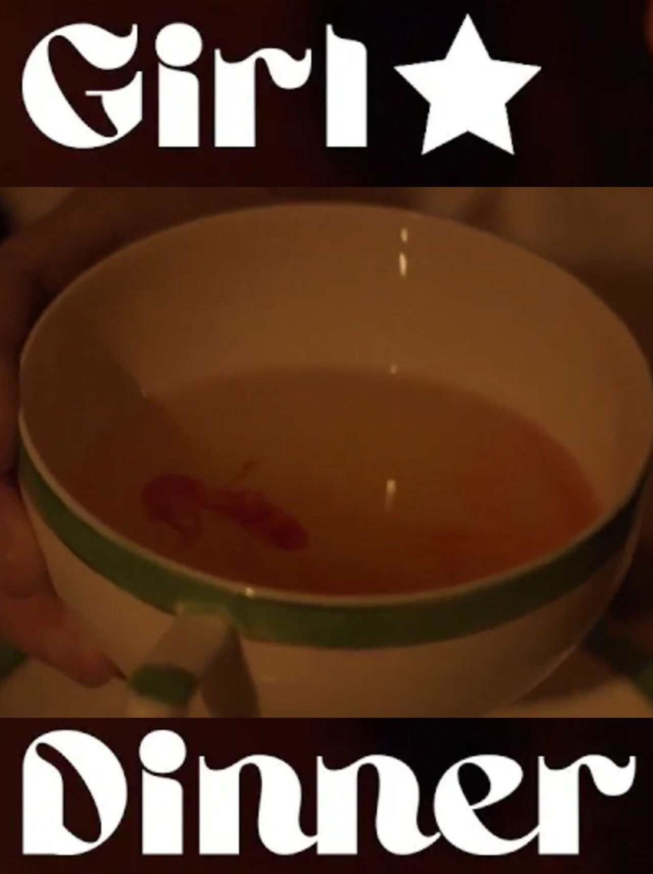 Girl Dinner Backdrop