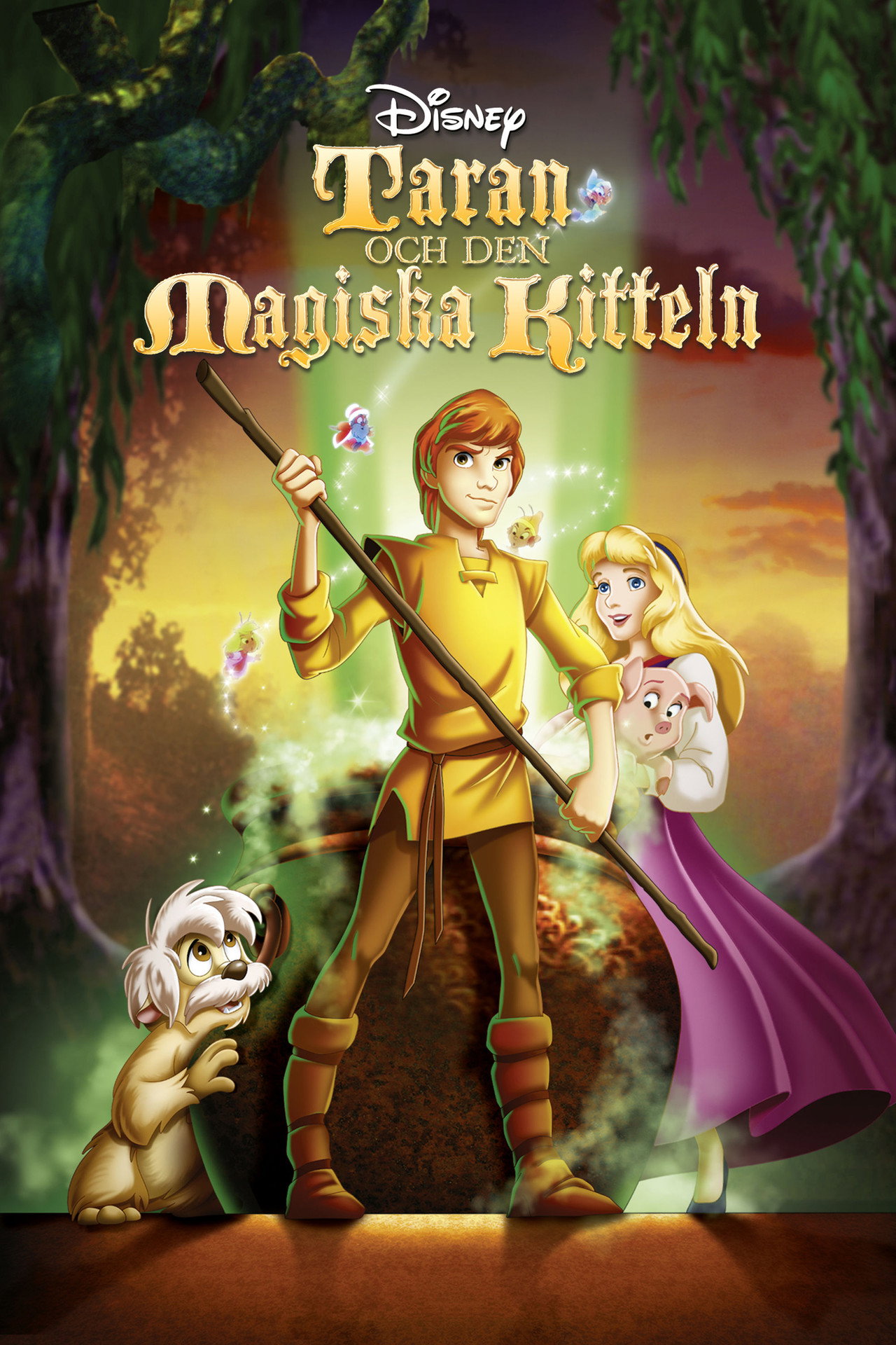 Taran och den magiska kitteln filmaffisch