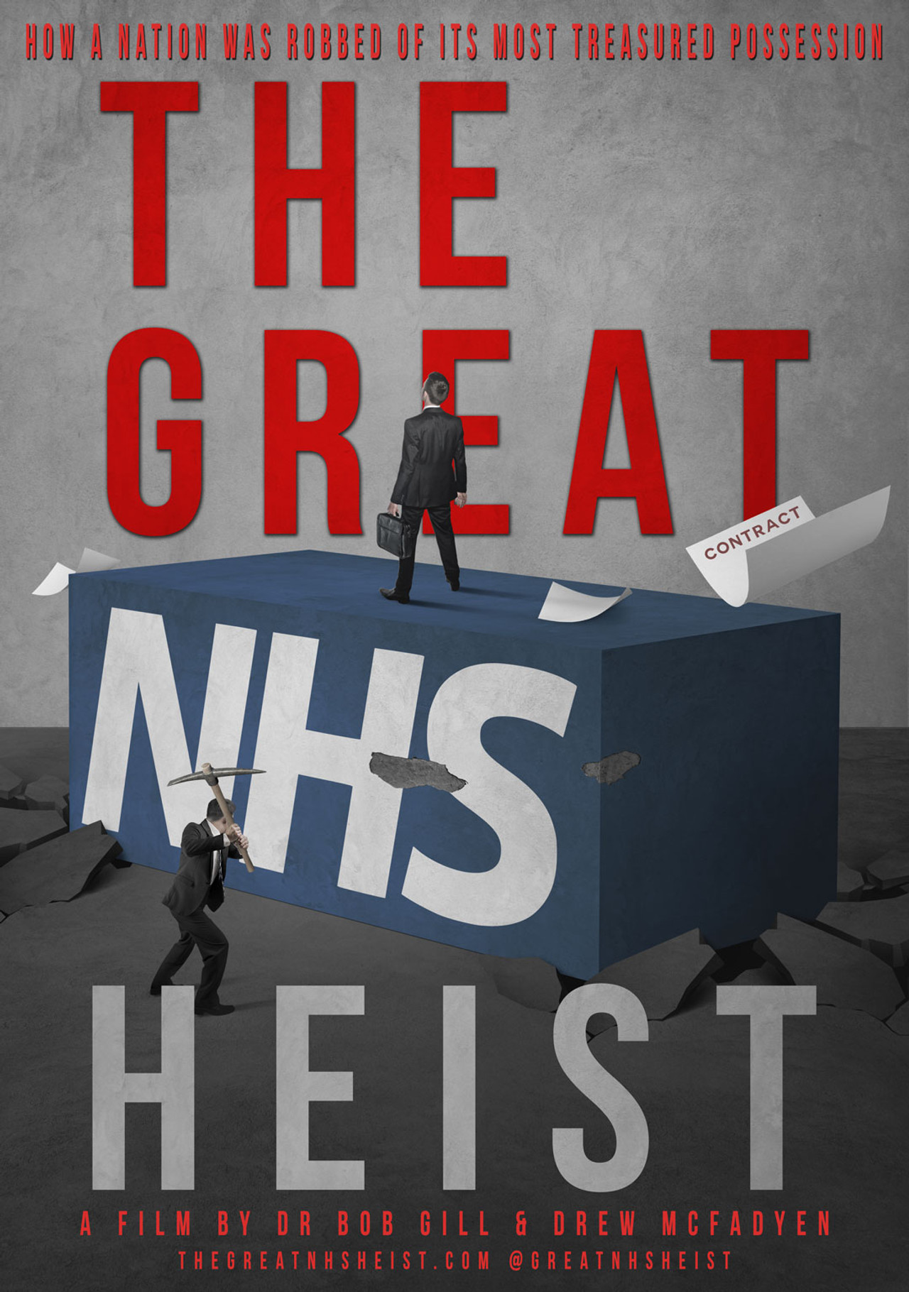 The Great NHS Heist Backdrop