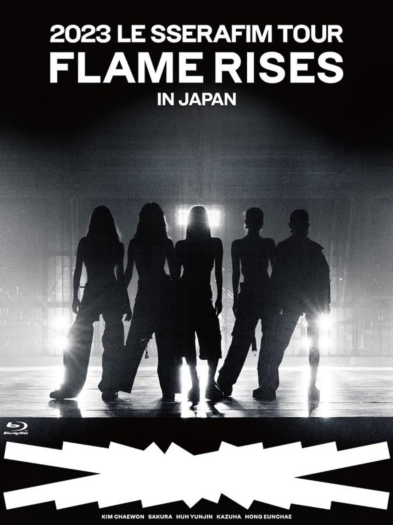 2023 LE SSERAFIM TOUR 'FLAME RISES' IN JAPAN (Day 1) Backdrop