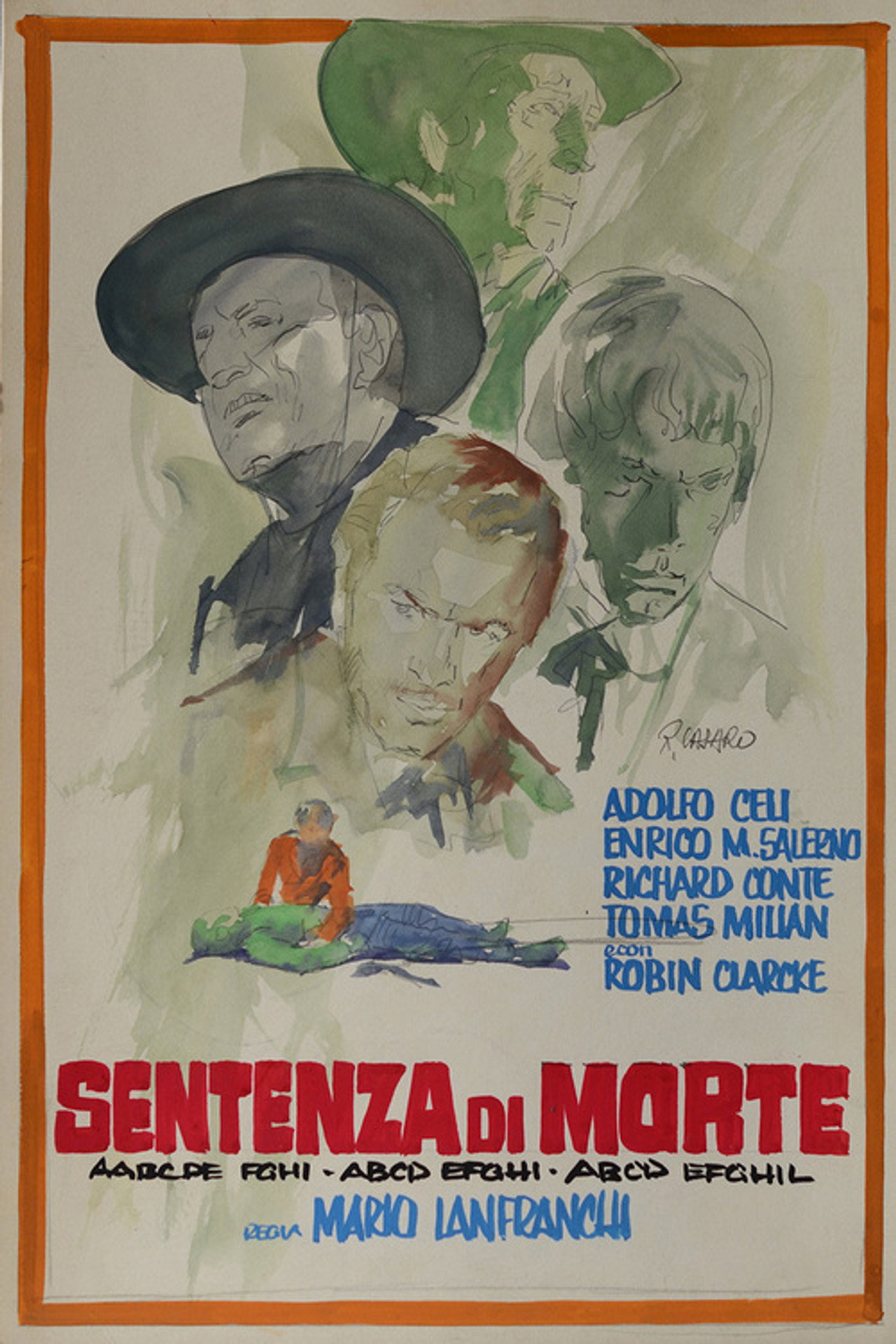 Sentenza di morte filmaffisch