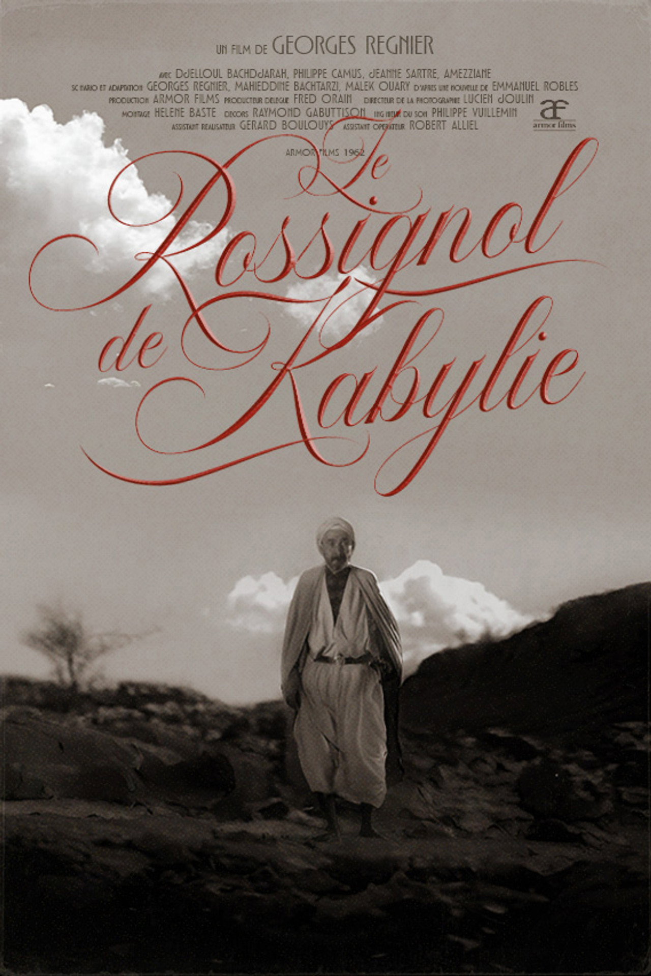 Le Rossignol de Kabylie filmaffisch