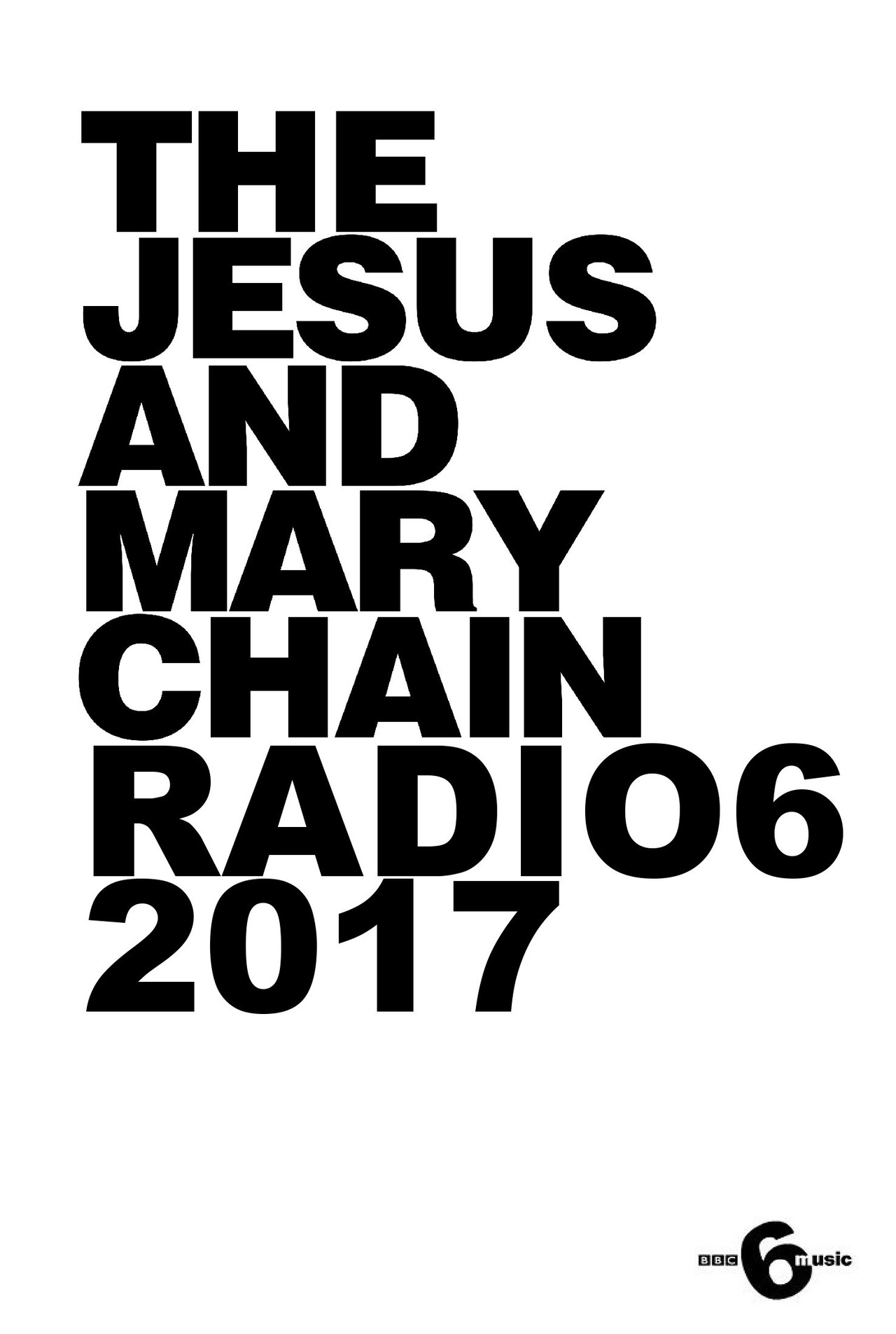 The Jesus and Mary Chain: Live at 6 Music Festival Backdrop