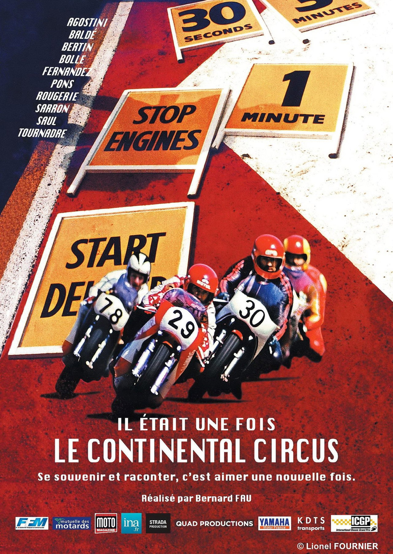 Il était une fois le Continental Circus filmaffisch
