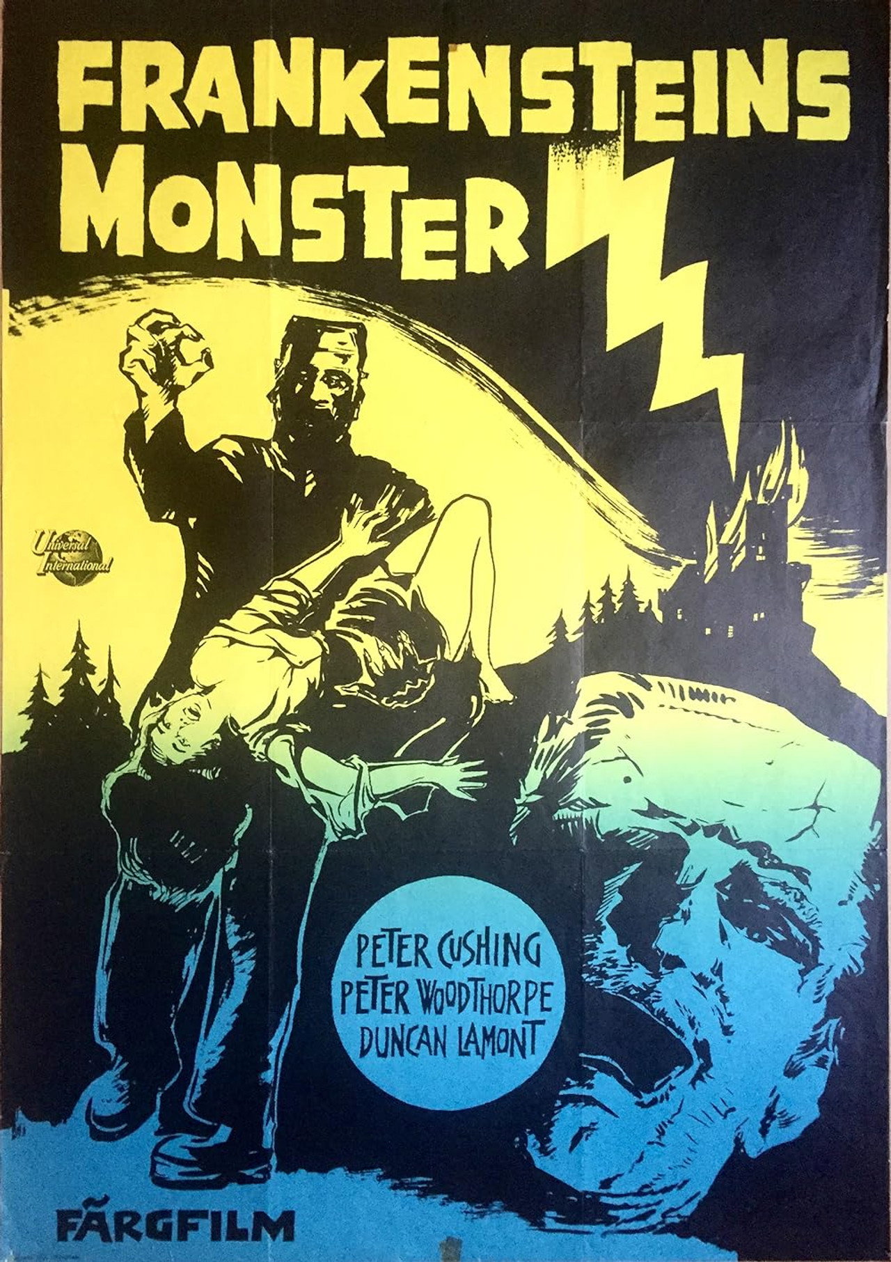 The Evil of Frankenstein filmaffisch