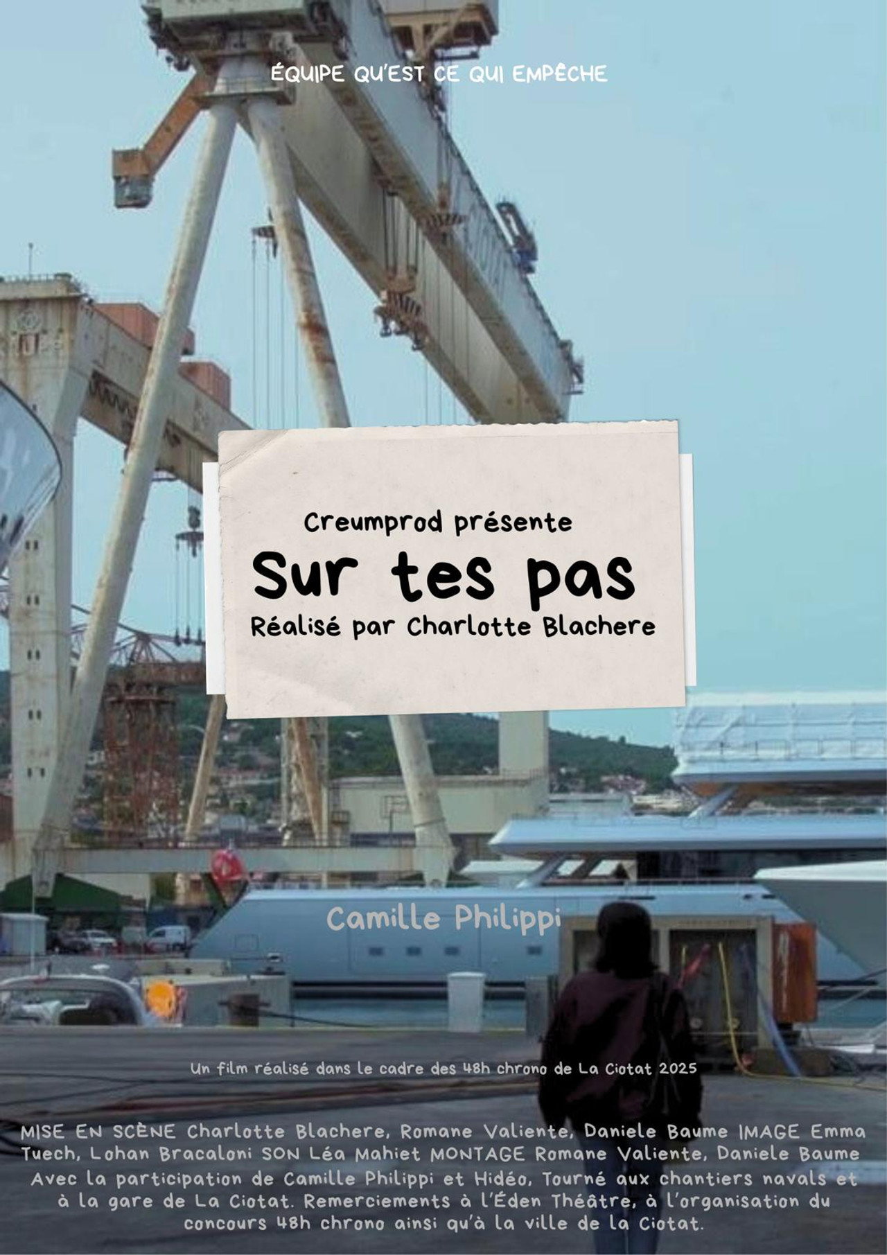 Sur Tes Pas filmaffisch