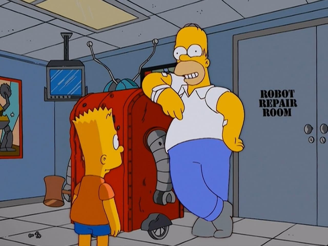 The Simpsons - Season 15 Episode 9 : I, (Annoyed Grunt)-Bot