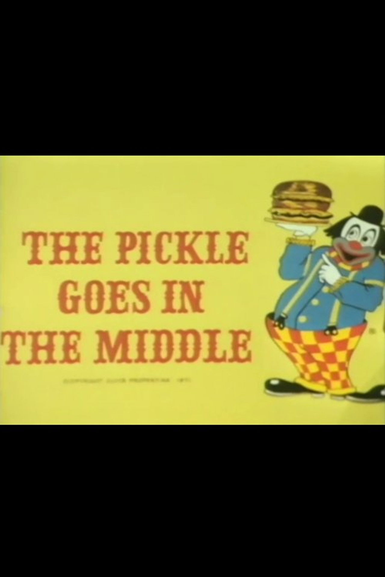 The Pickle Goes in the Middle Backdrop