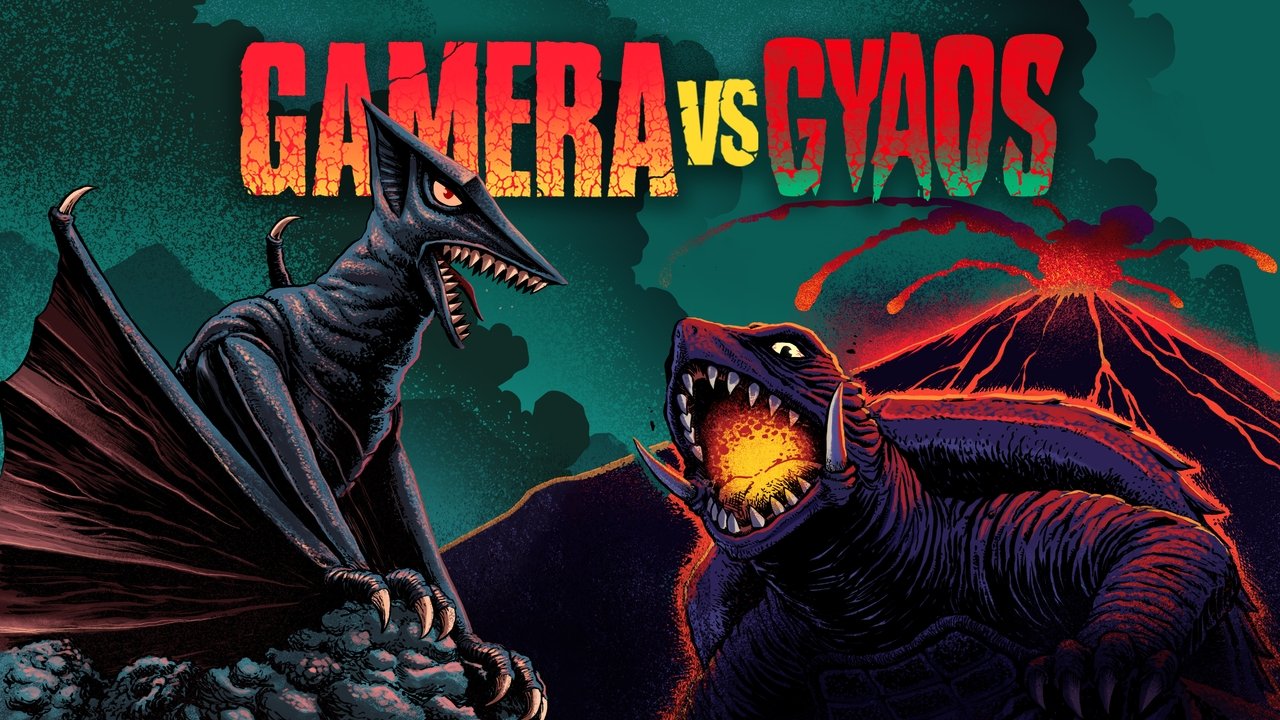 Gamera vs Gyaos background