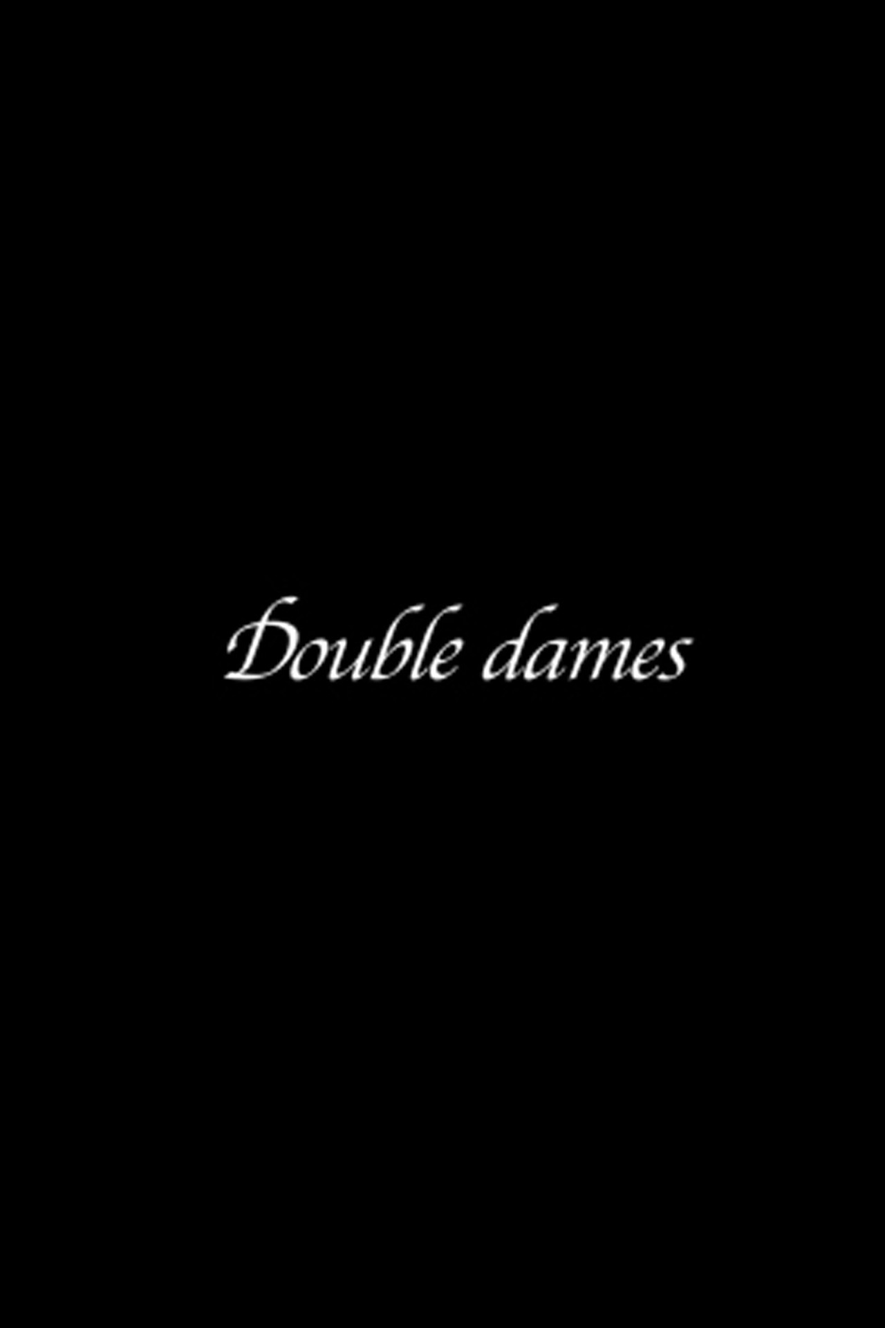 Double dames filmaffisch