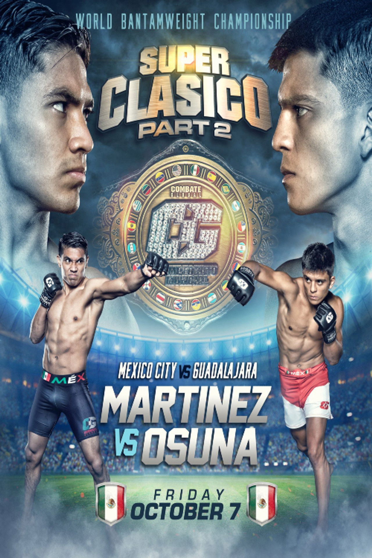 Combate Global 55: Súper Clásico Part II Backdrop