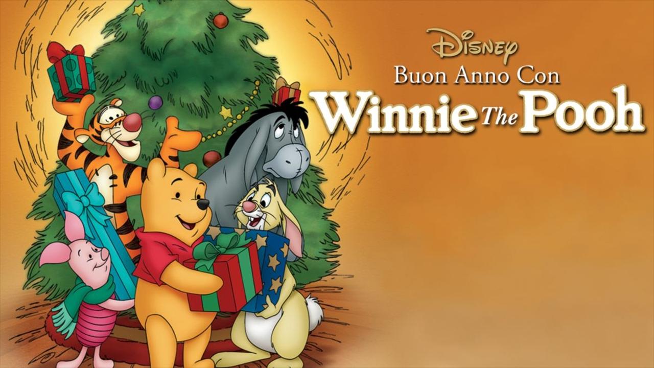 Winnie the Pooh: A Very Merry Pooh Year background