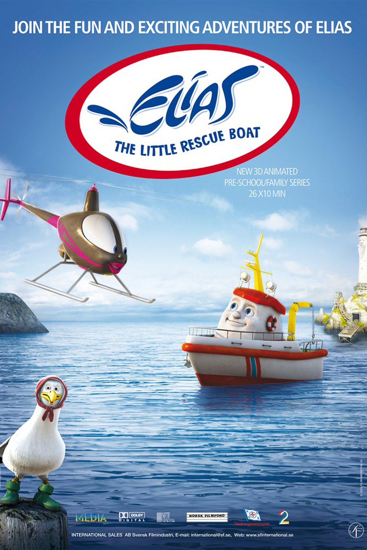 Poster Elias - Den lille redningsskøyta