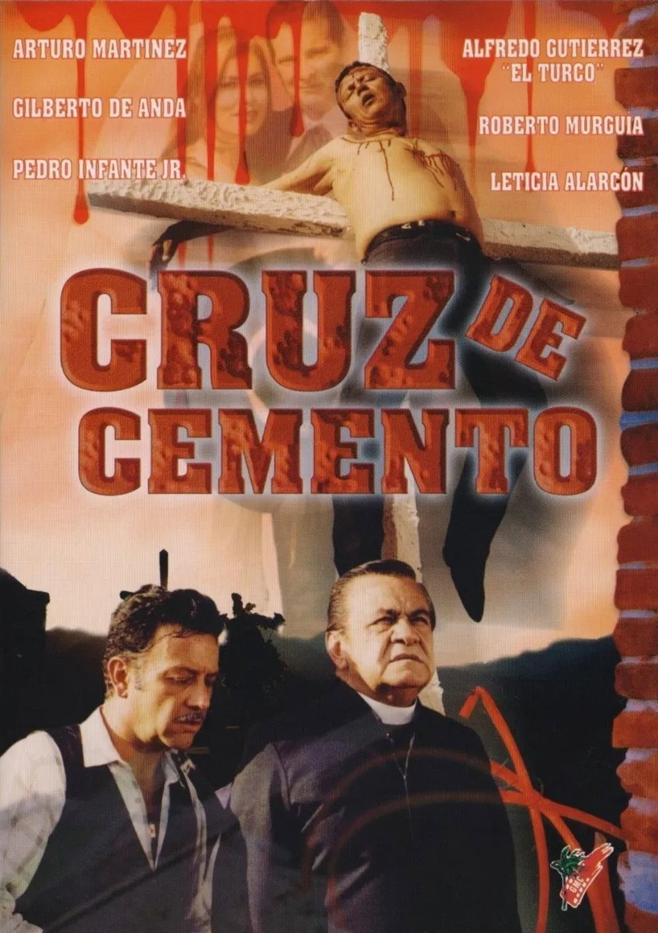 Cruz de cemento Backdrop