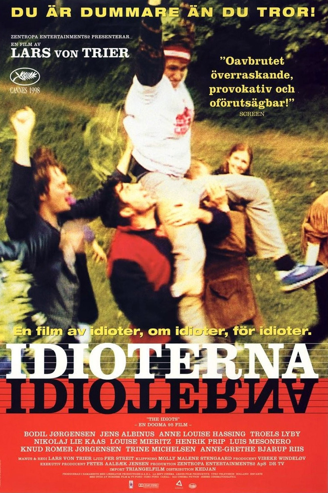 Idioterna filmaffisch