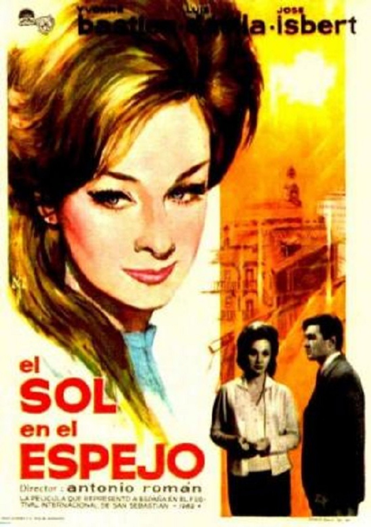 El sol en el espejo Backdrop