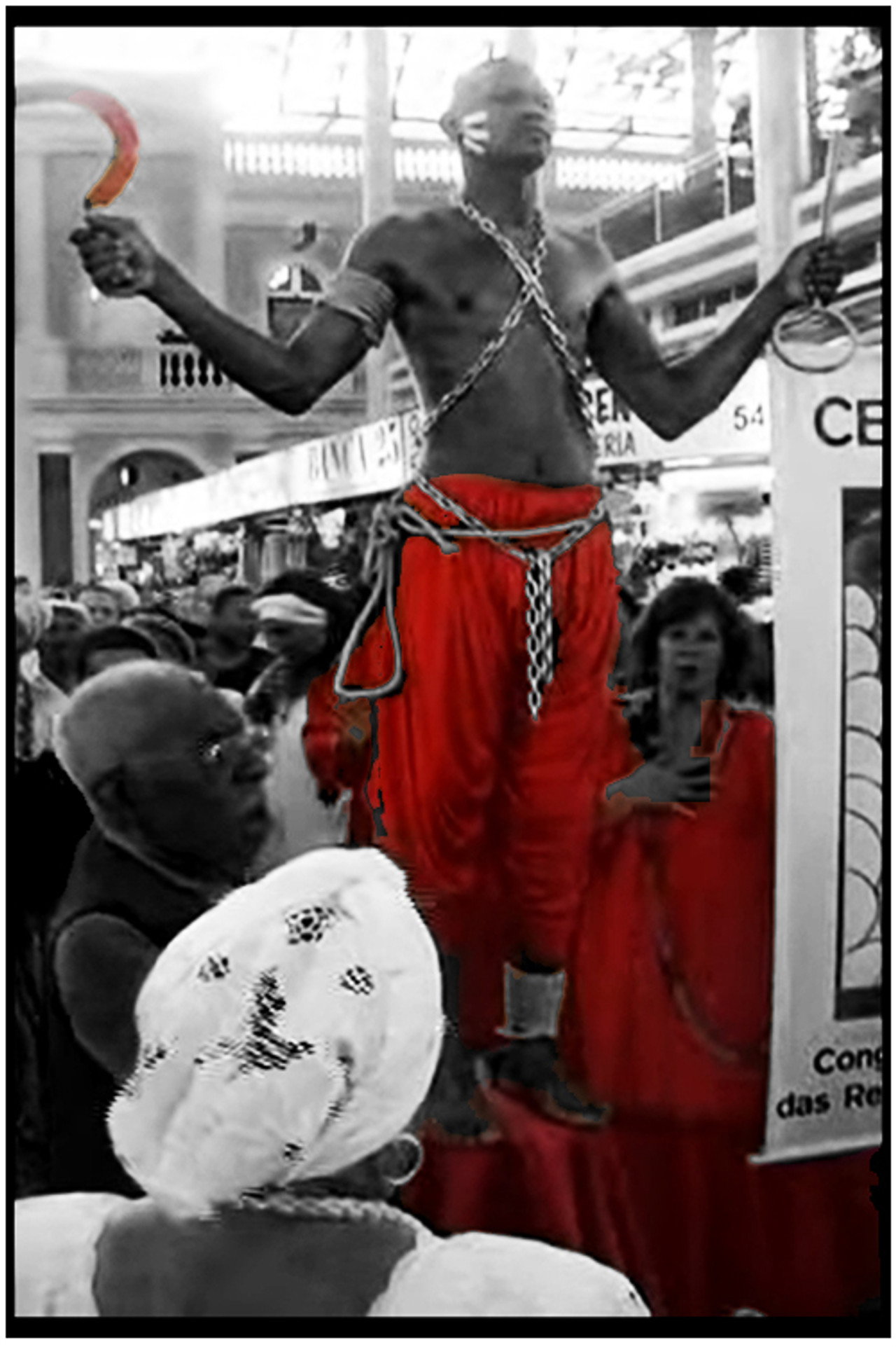 A Tradição do Bará do Mercado Público Backdrop