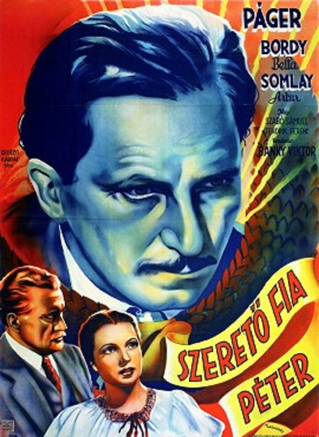 Szerető fia, Péter filmaffisch