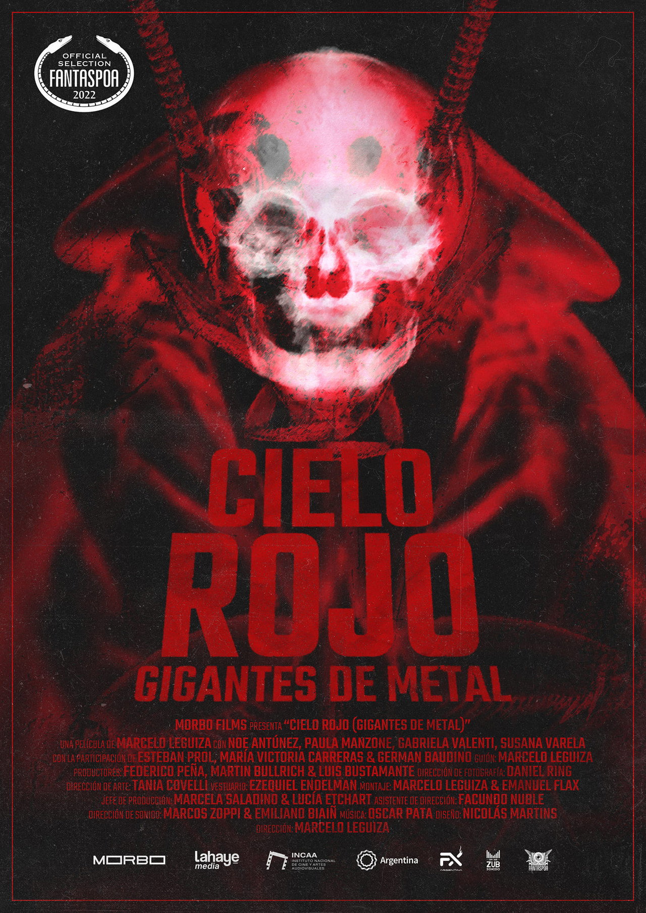 Cielo Rojo (Gigantes de Metal) filmaffisch