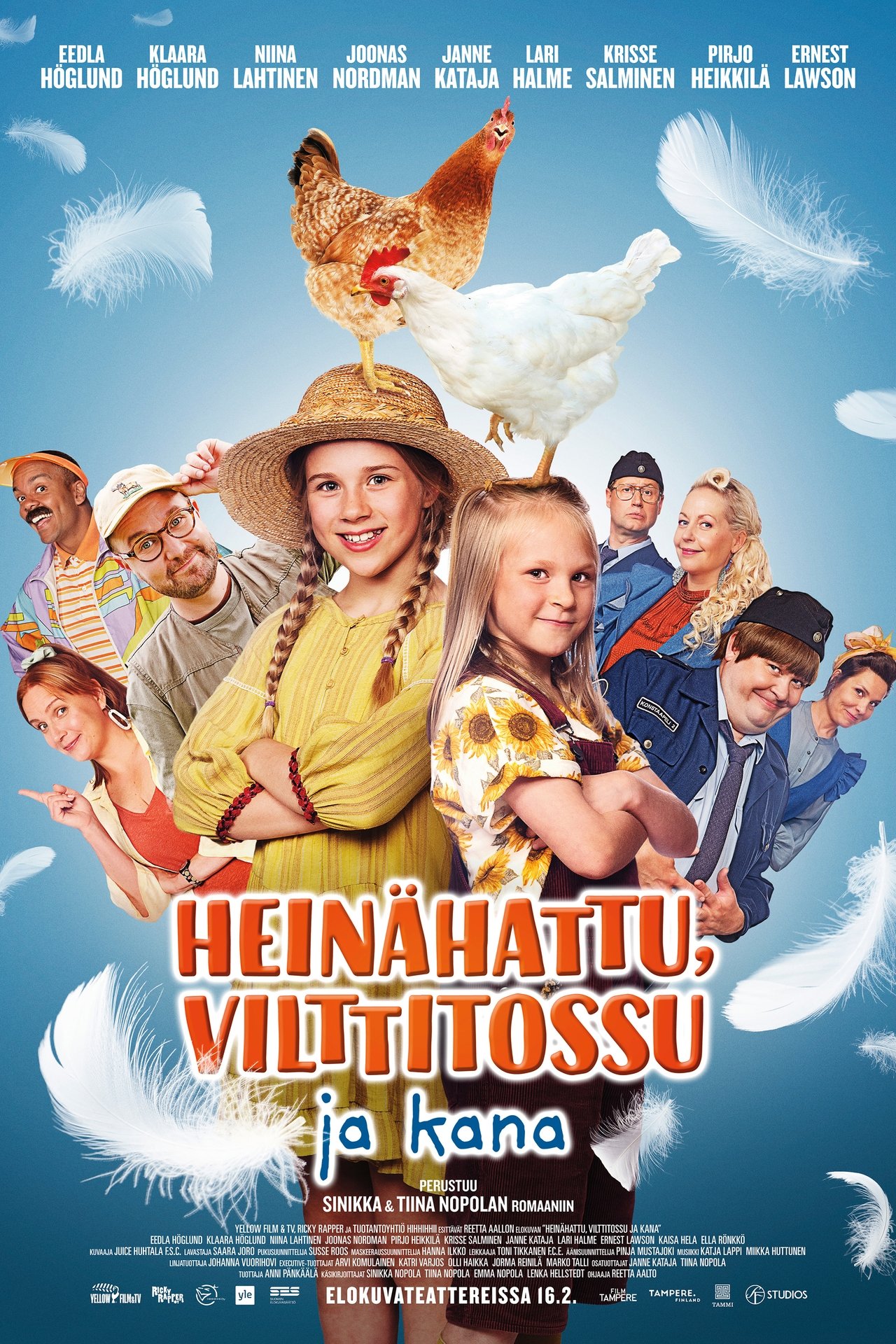 Heinähattu, Vilttitossu ja kana poster
