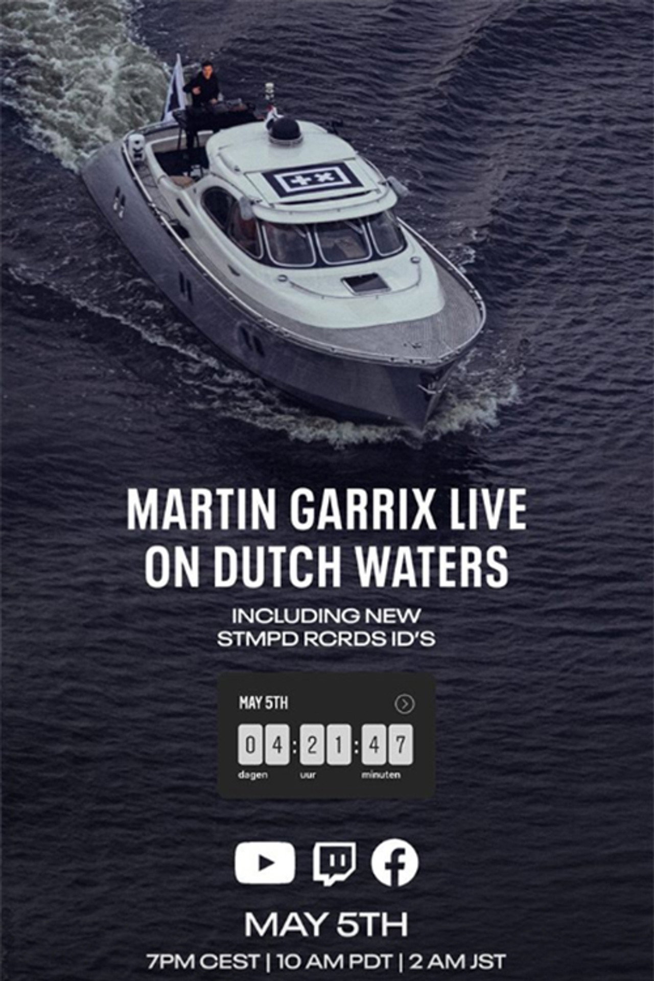 Martin Garrix Live: On Dutch Waters Backdrop