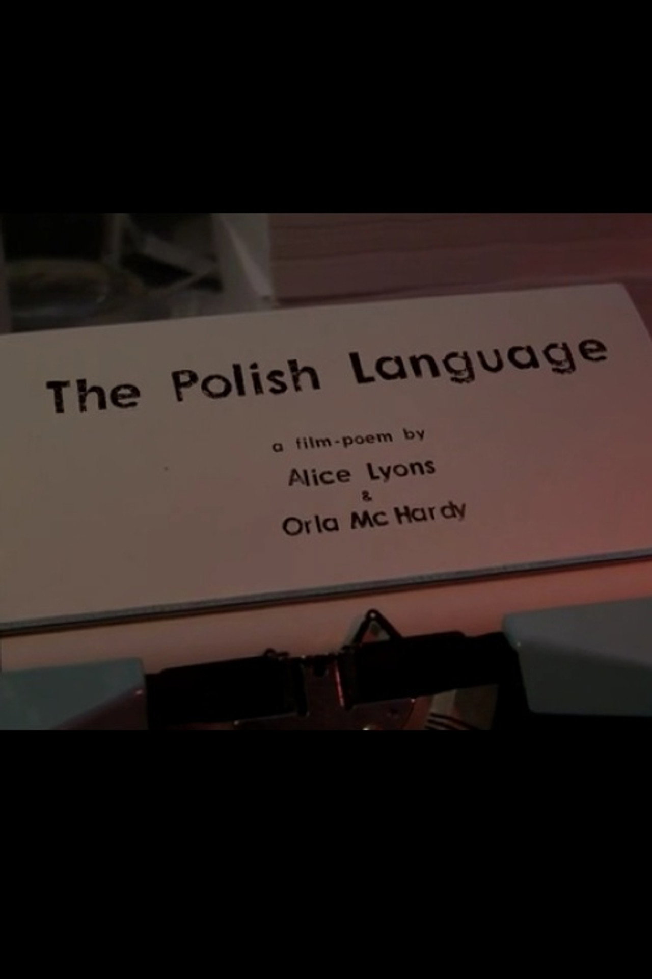 The Polish Language filmaffisch