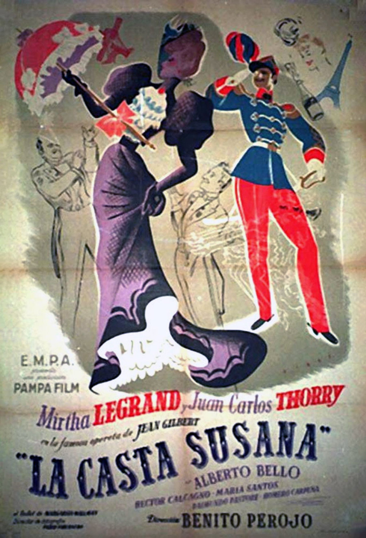 La casta Susana filmaffisch