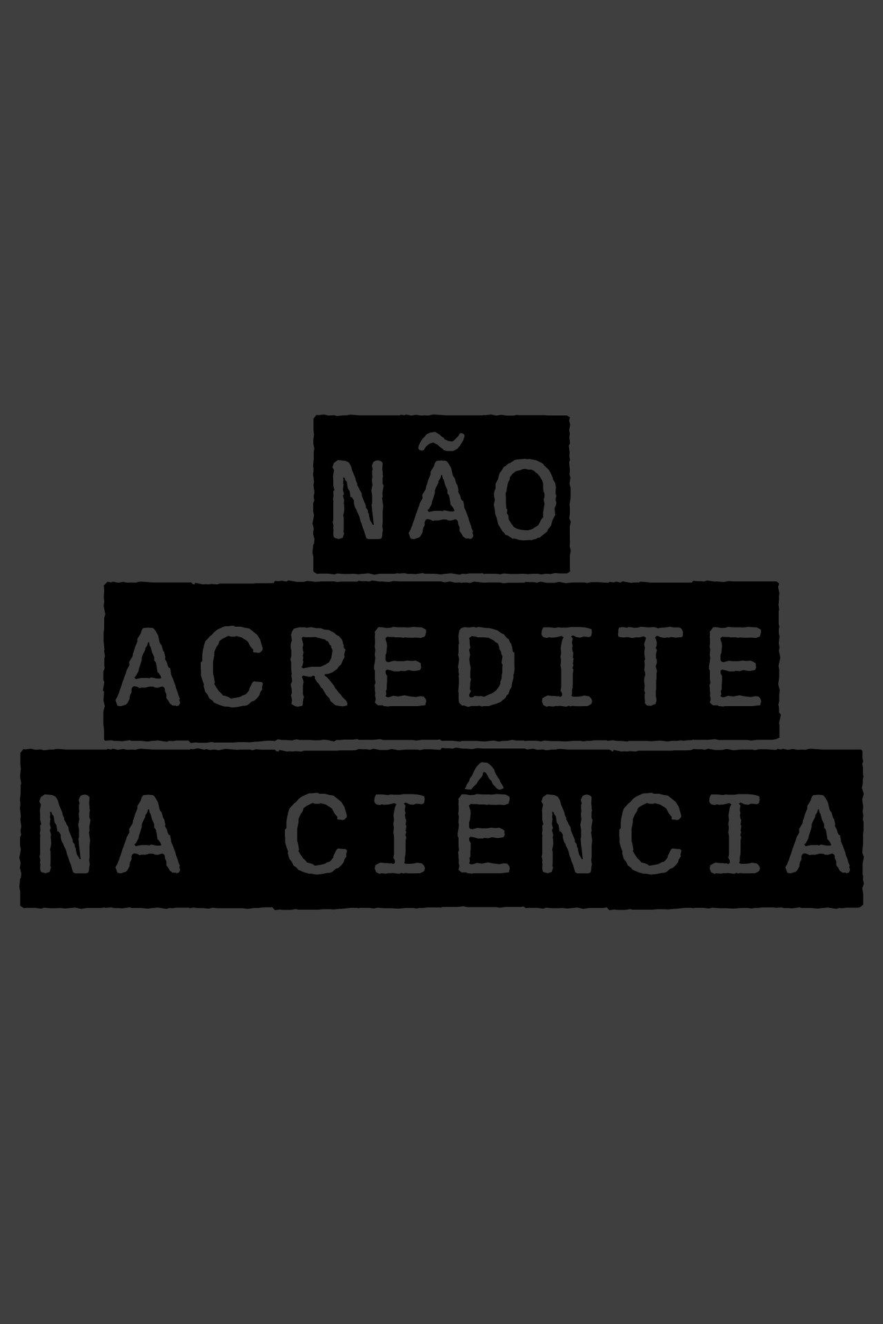 NÃO ACREDITE NA CIÊNCIA filmaffisch