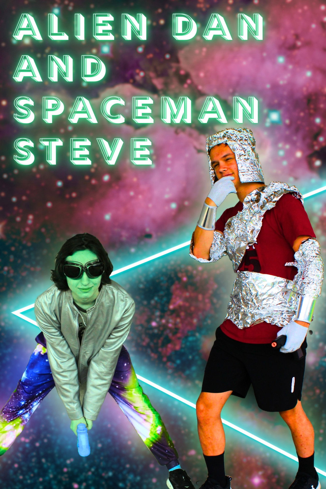 Alien Dan & Spaceman Steve Backdrop