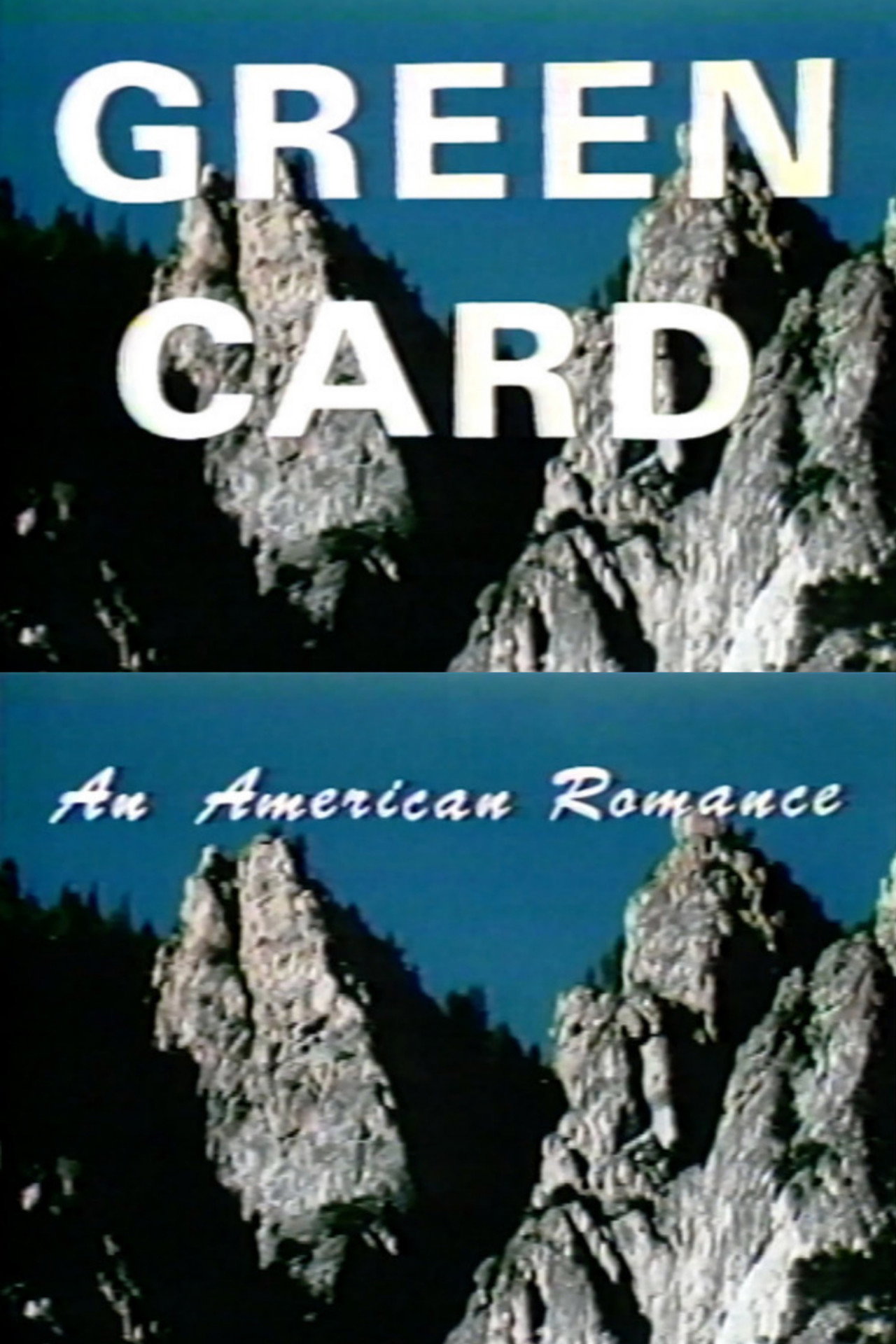 Green Card: An American Romance filmaffisch