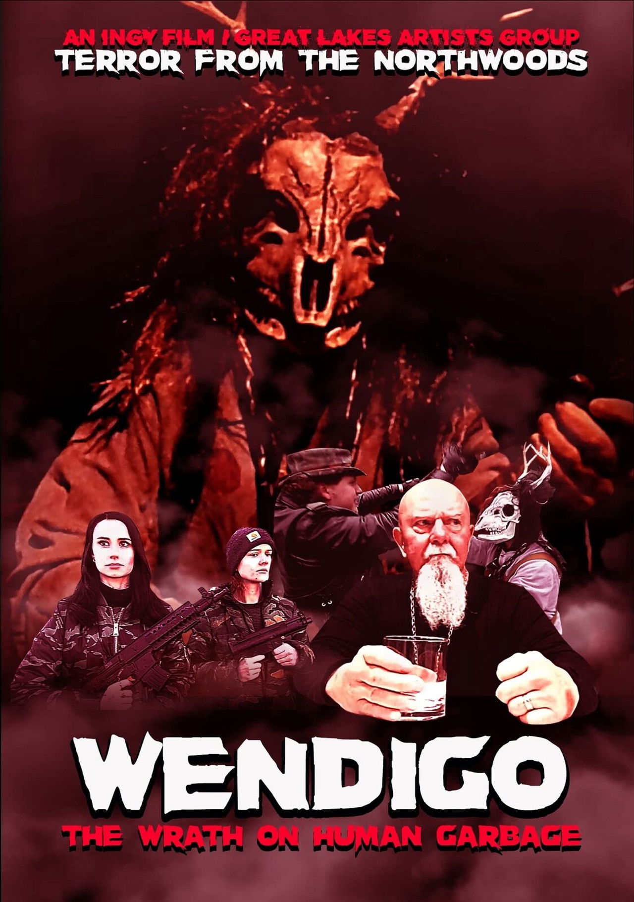 Wendigo: The Wrath On Human Garbage Backdrop