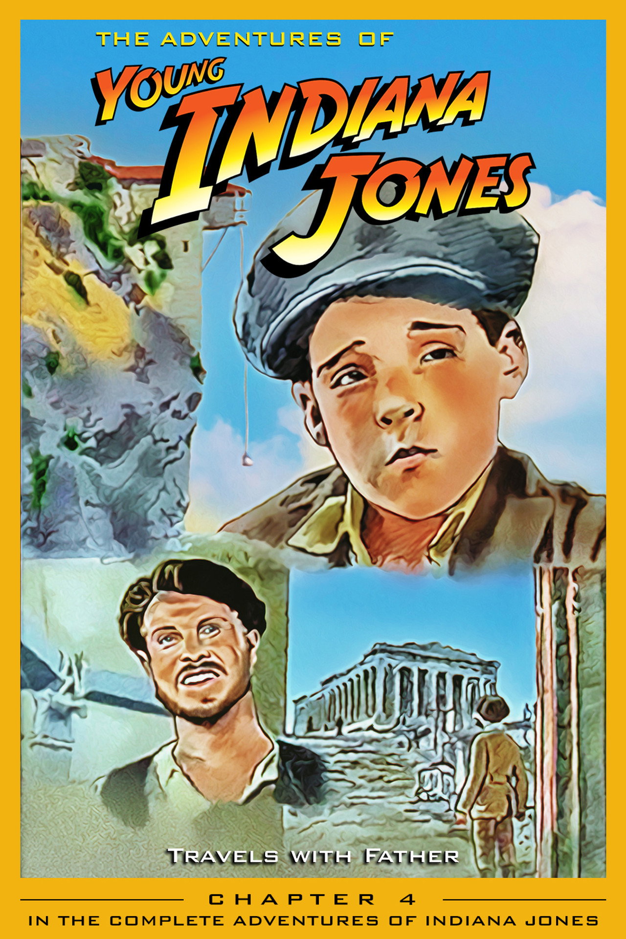Az ifjú Indiana Jones: 04. Hajszál híján – plakát 4
