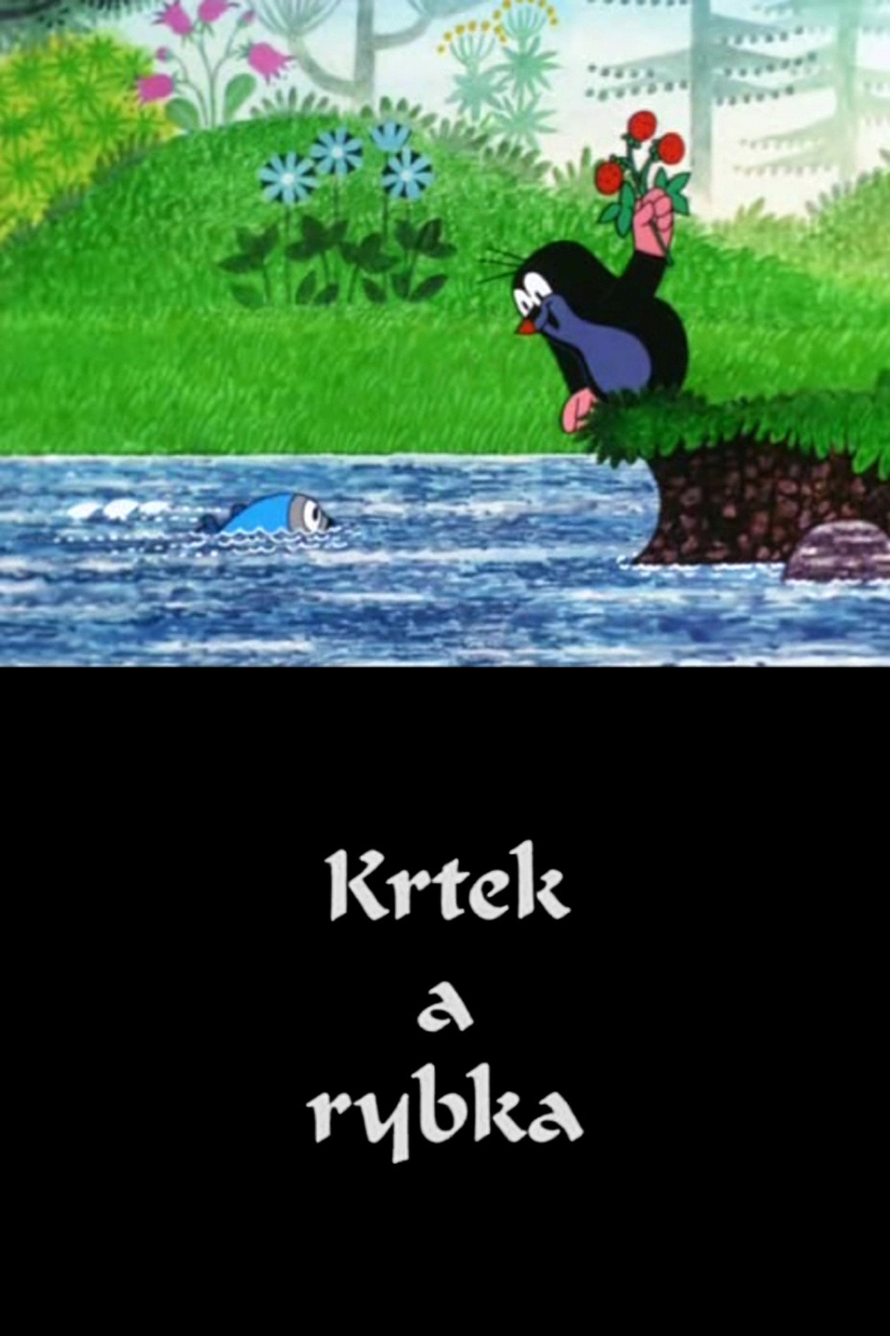 Krtek a rybka filmaffisch