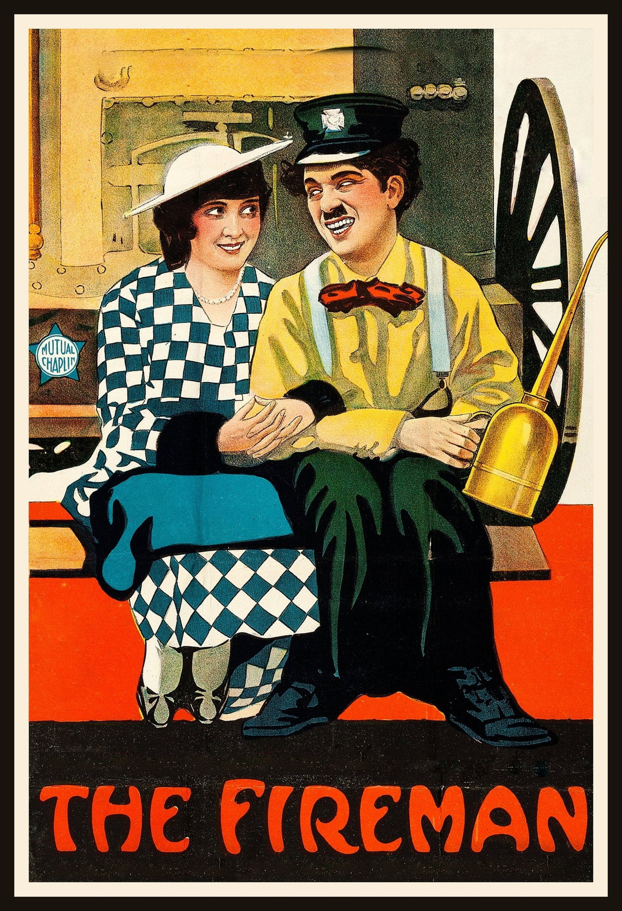 Chaplin, a tűzoltó – plakát 6