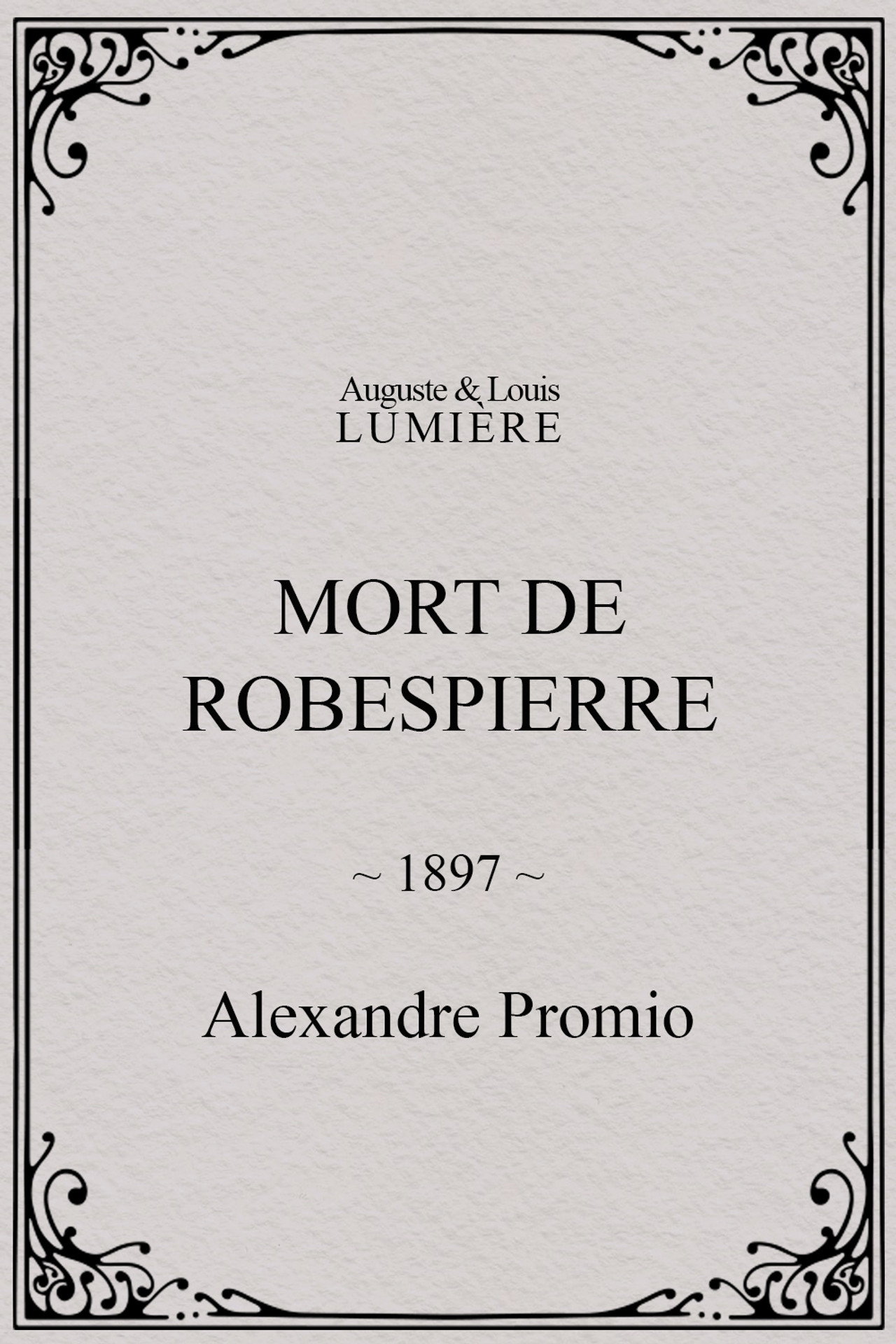 Mort de Robespierre