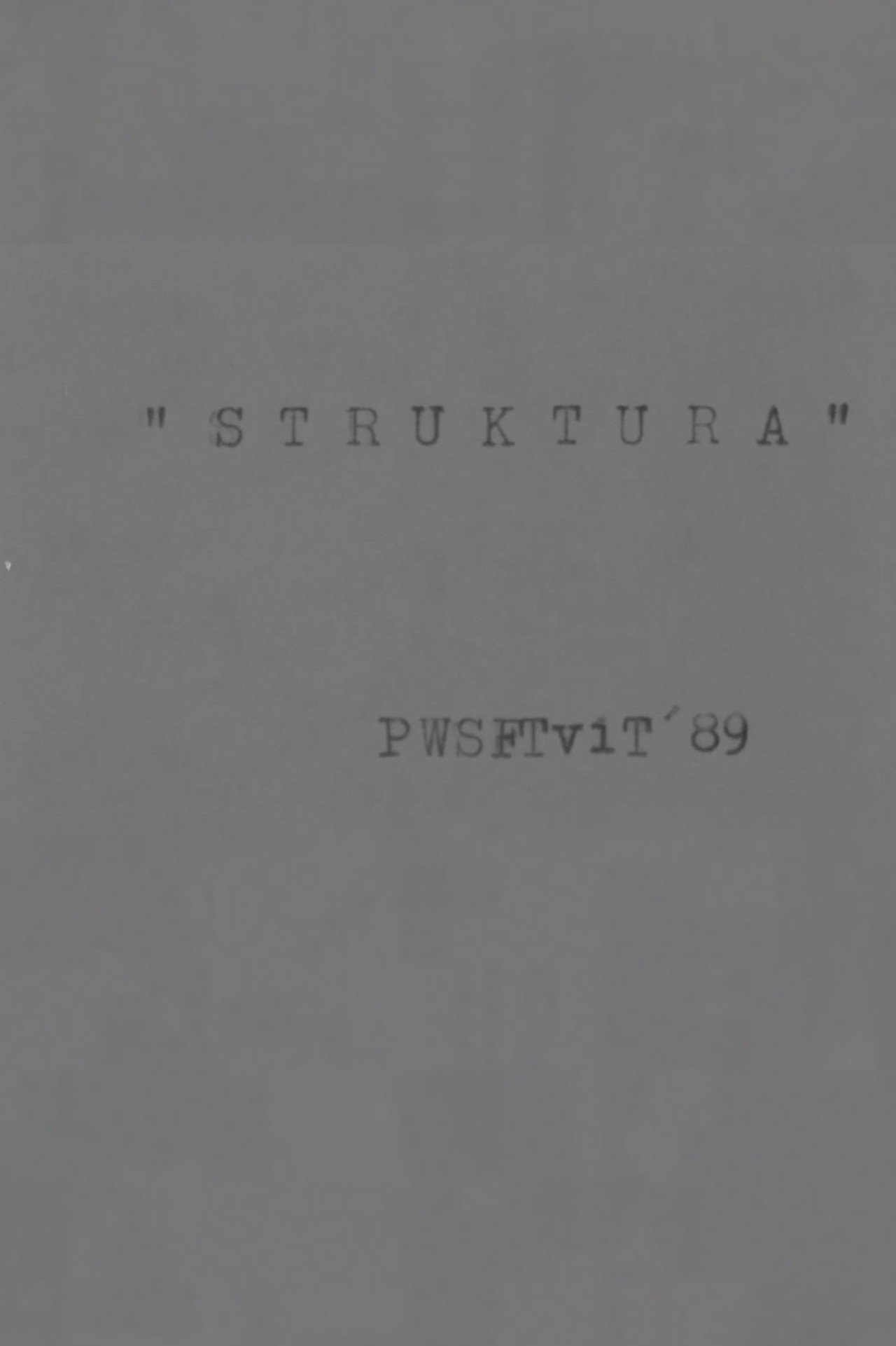 Struktura filmaffisch