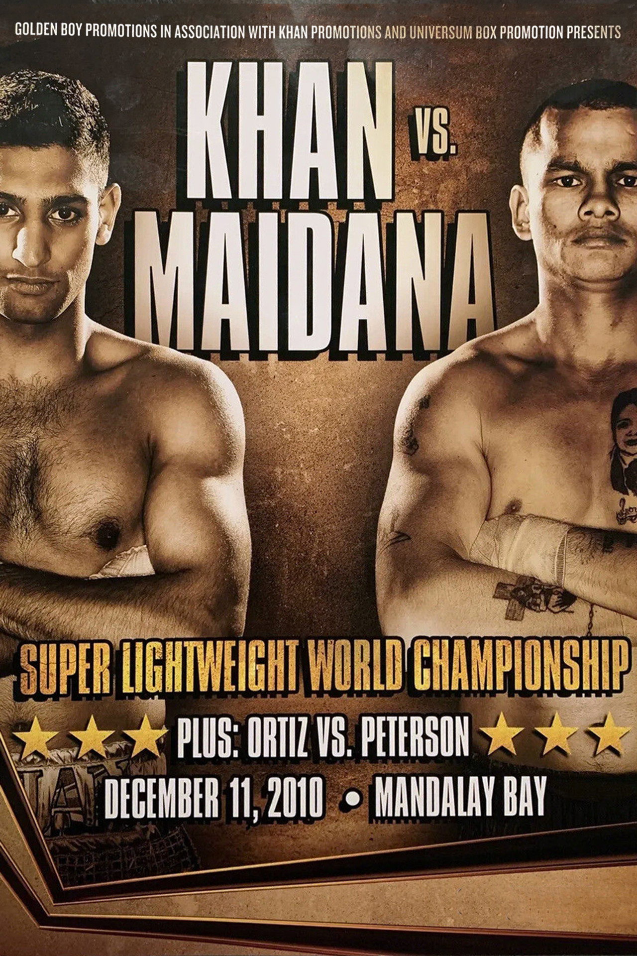 Amir Khan vs. Marcos Maidana filmaffisch