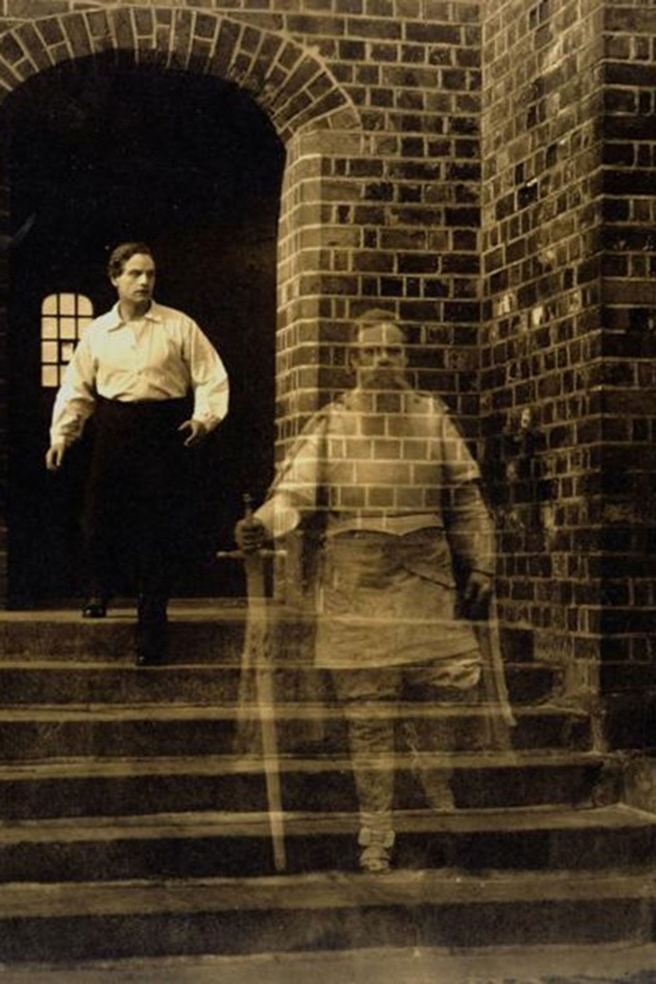 The Man in the White Cloak Backdrop