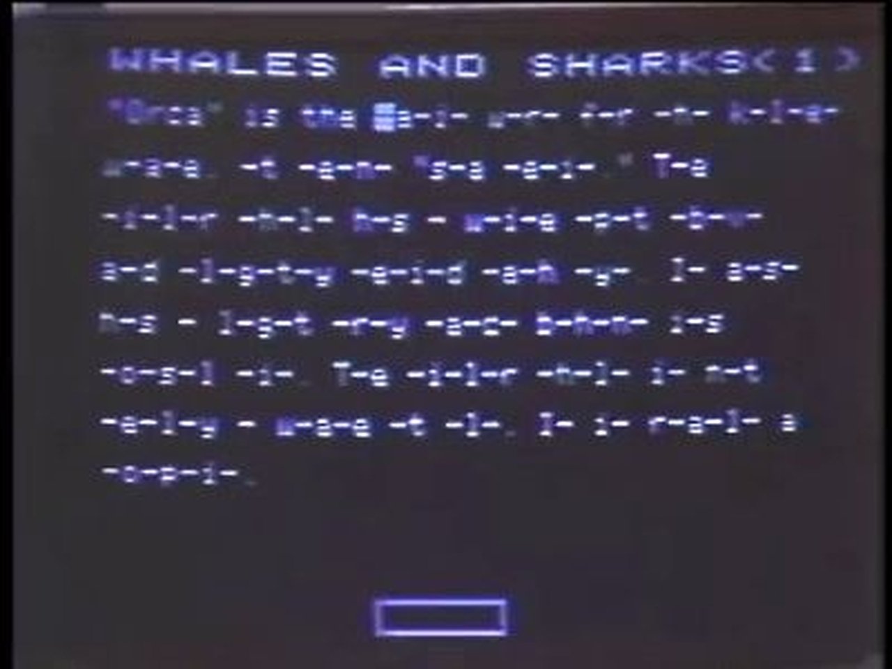 Computers and Illiteracy