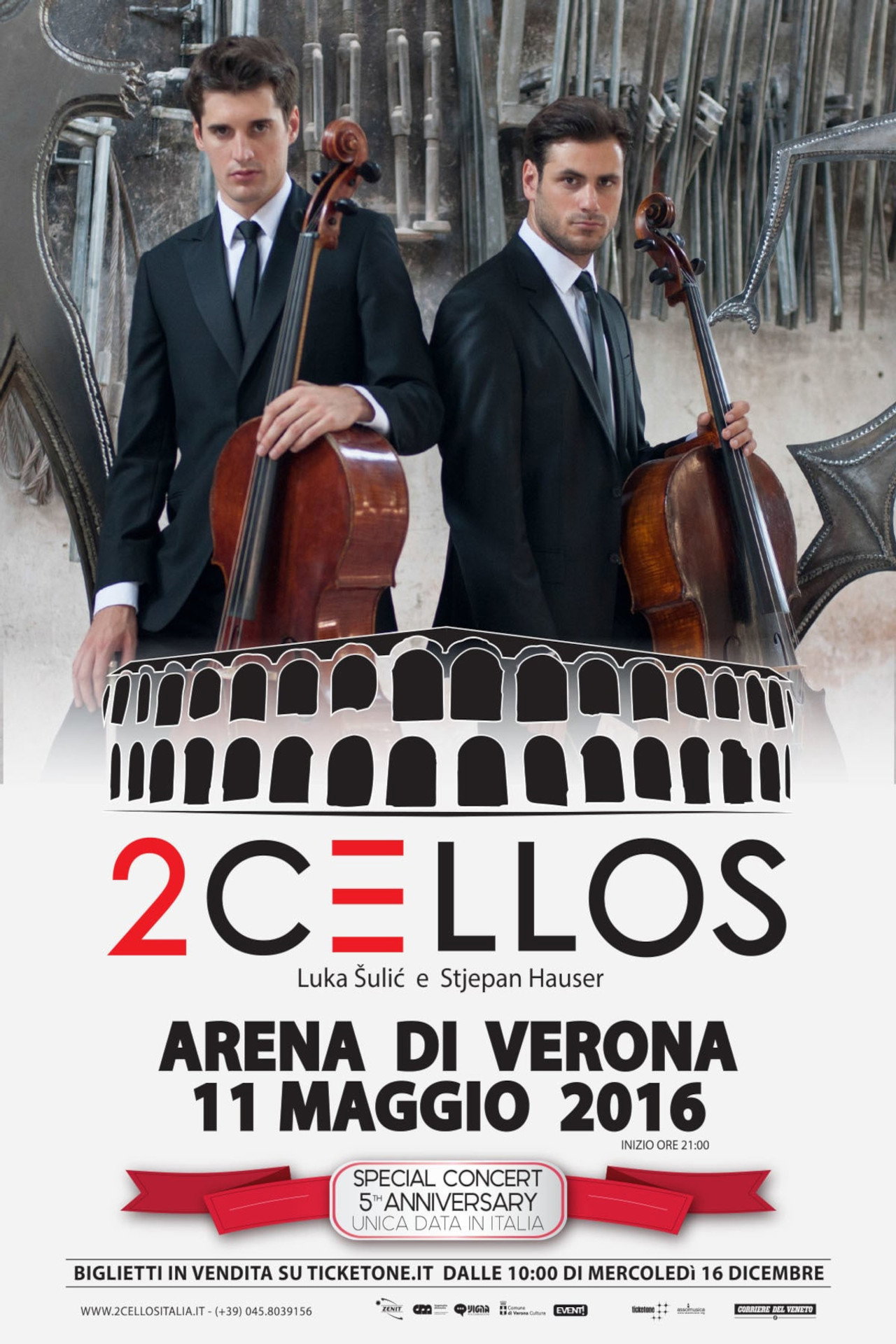 2CELLOS - LIVE at Arena di Verona filmaffisch