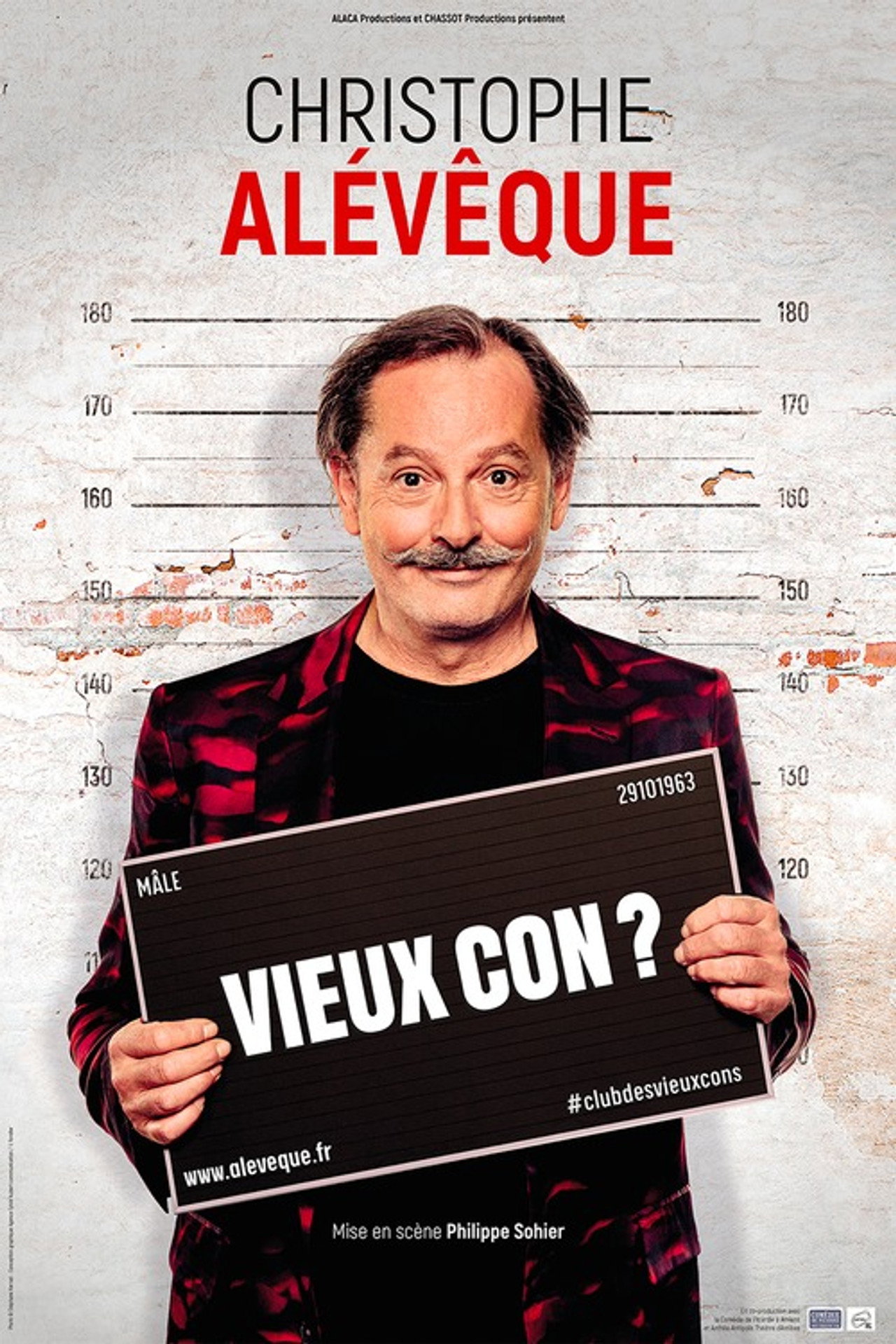 Christophe Alévêque - Vieux Con ? Backdrop