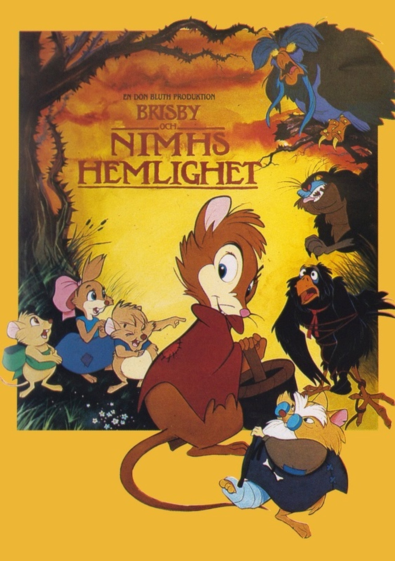 Brisby och NIMHs hemlighet filmaffisch